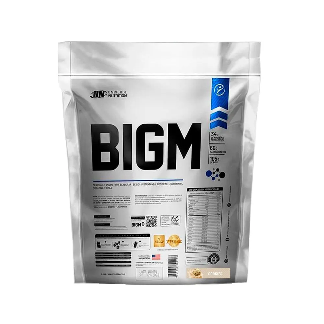 Ganador de Masa Universe Nutrition BIGM