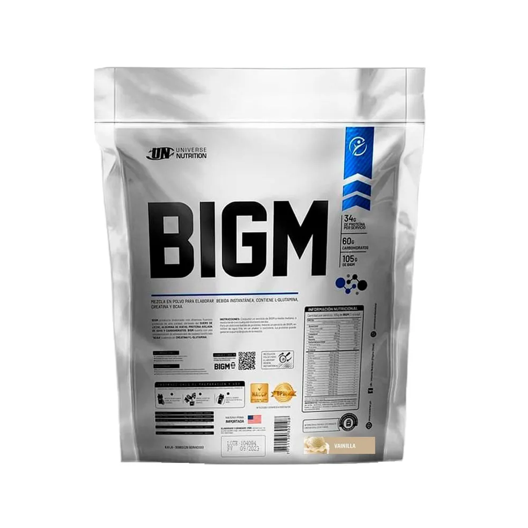 Ganador de Masa Universe Nutrition BIGM