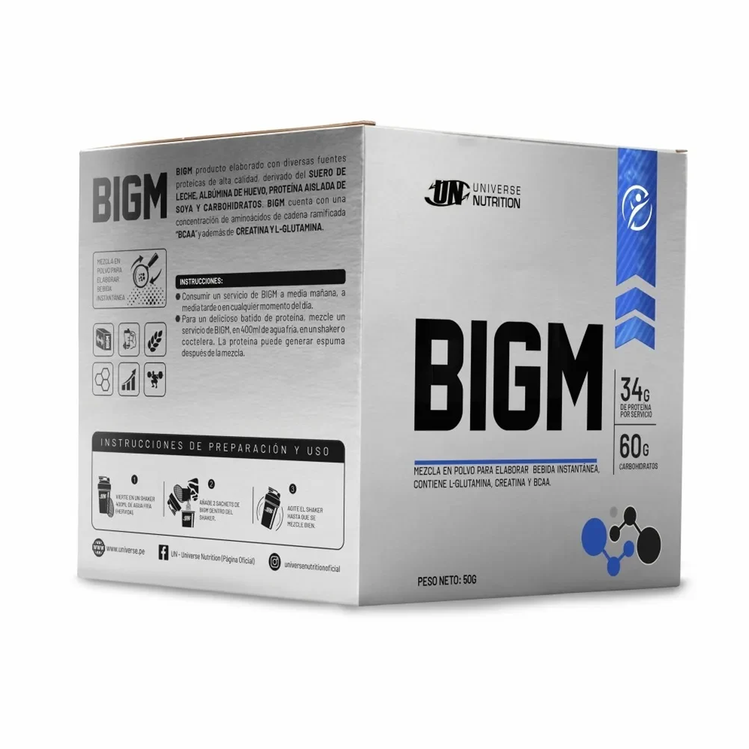 Ganador de Masa Universe Nutrition BIGM