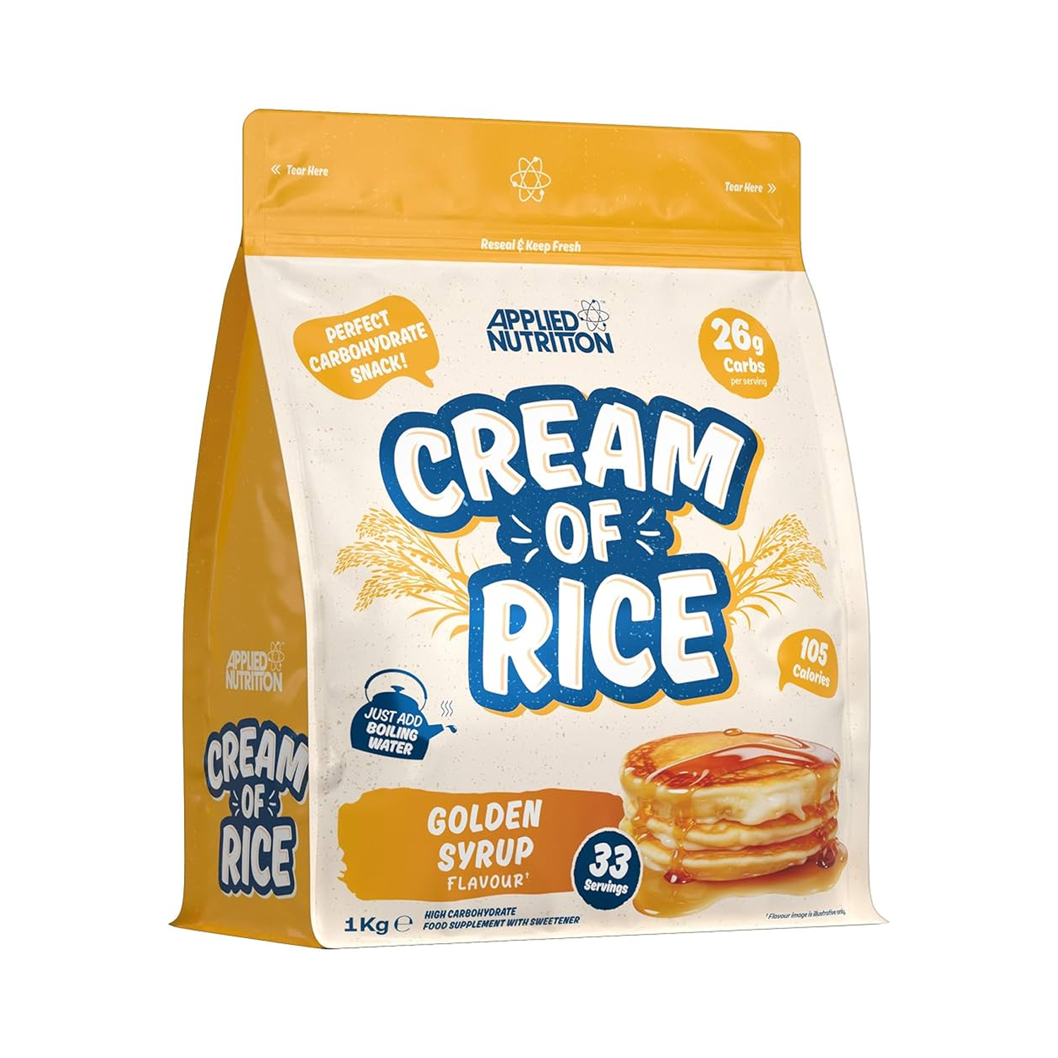 Carbohidratos Crema de Arroz Applied Nutrition - 1KG