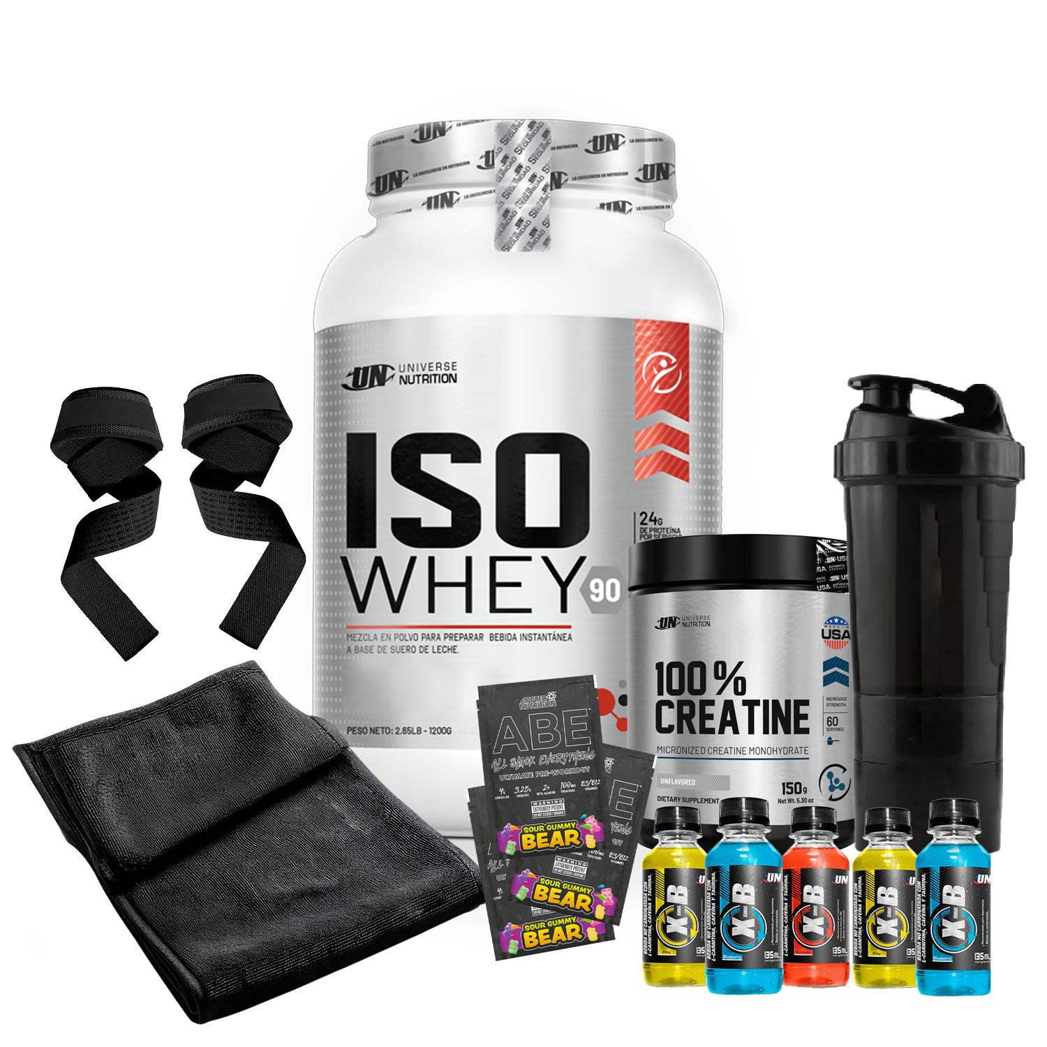 PACK Proteína Iso Whey 2LB + Creatina UN 150gr + Regalos