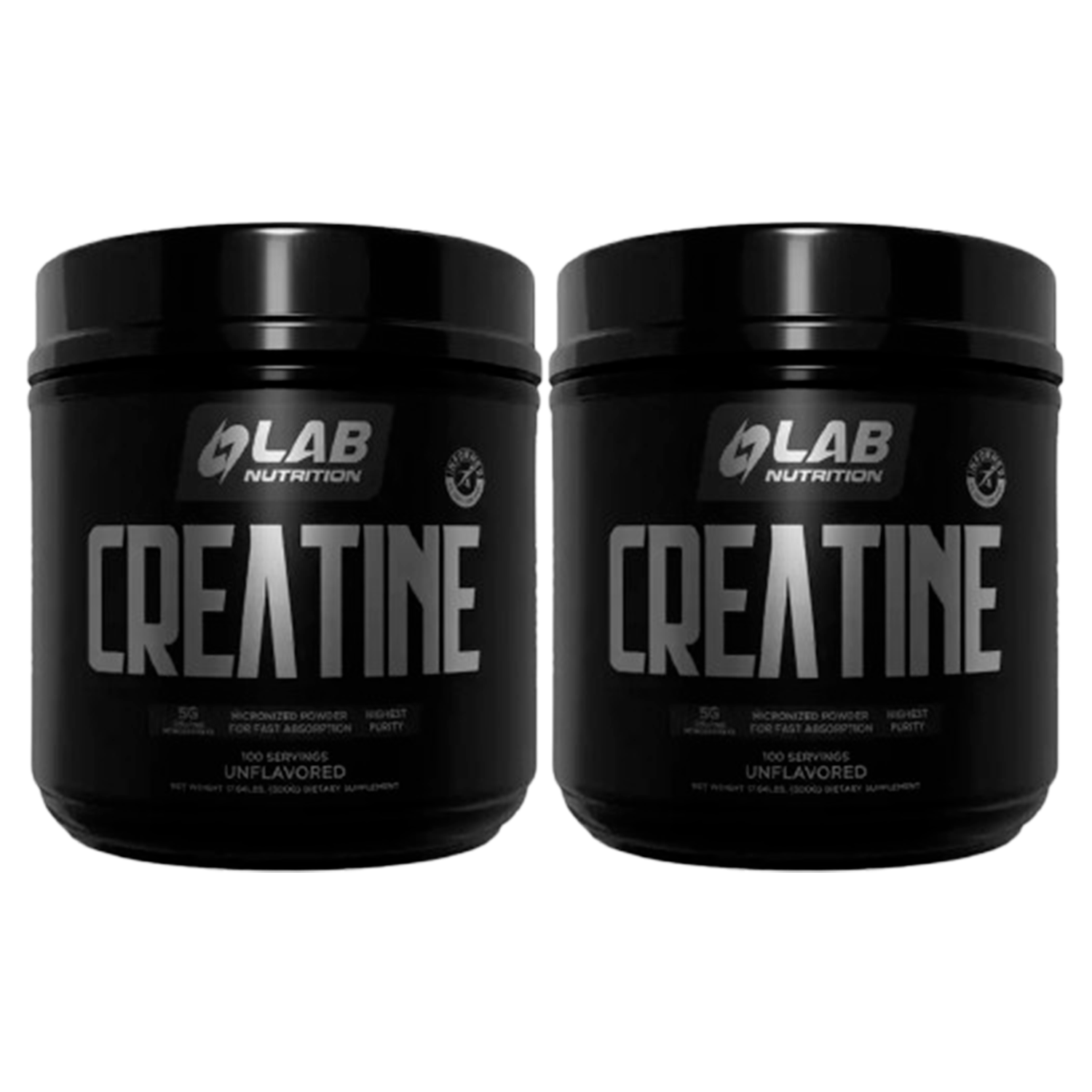 PACK X2 Creatina Micronizada Black Diamond Lab Nutrition