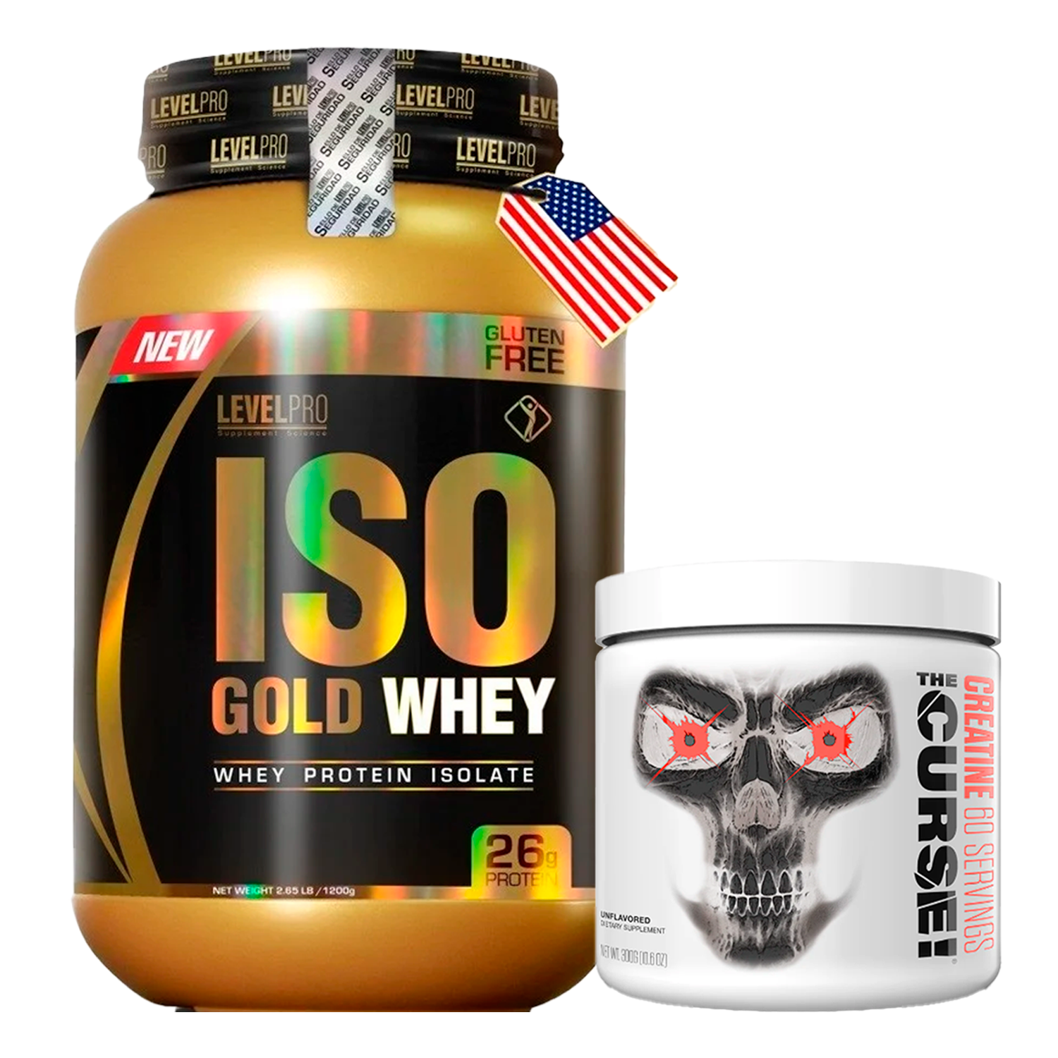 PACK Iso Gold Whey Level Pro + Creatina JNX Sport