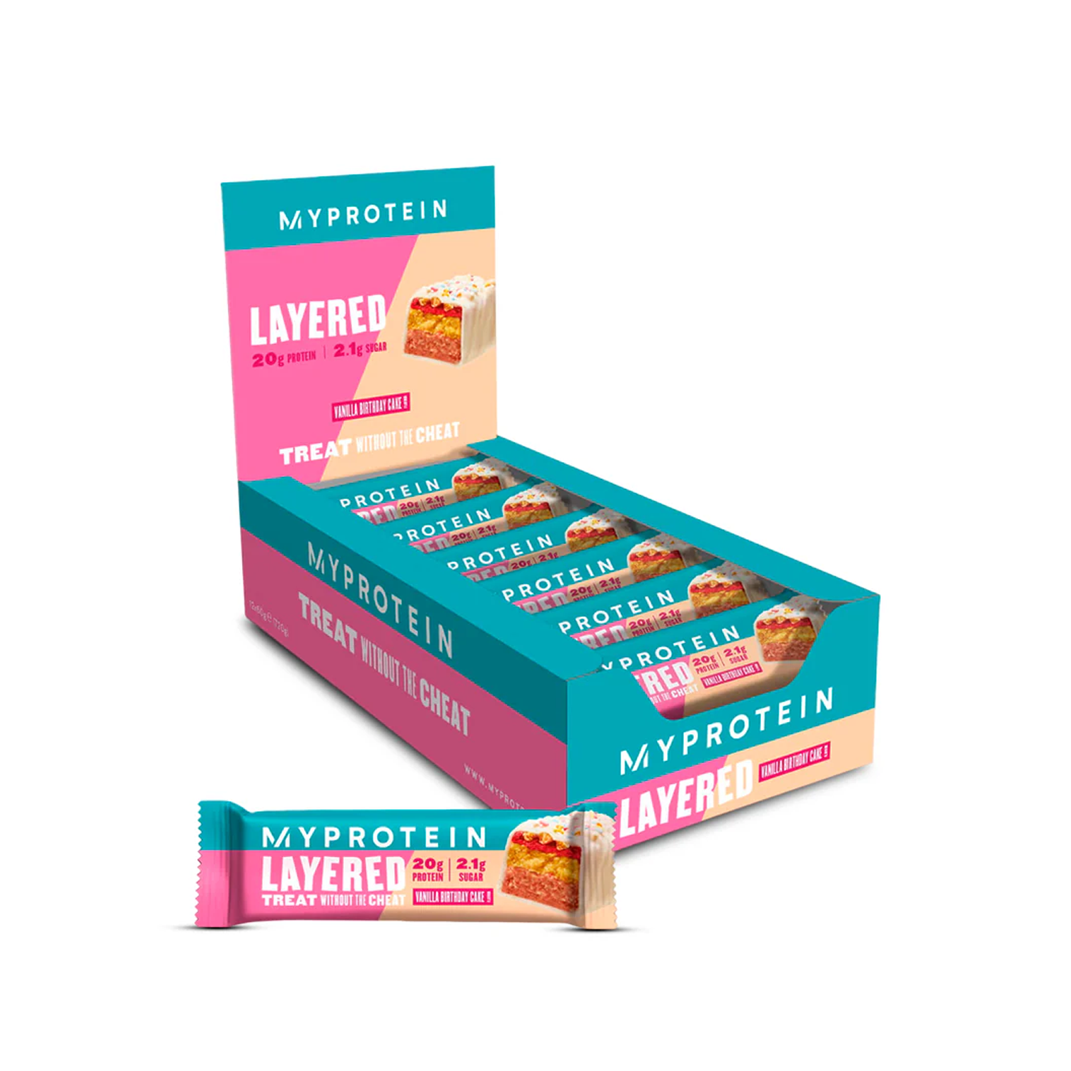 Snack Proteico Layered Protein Bar My Protein - 12UND