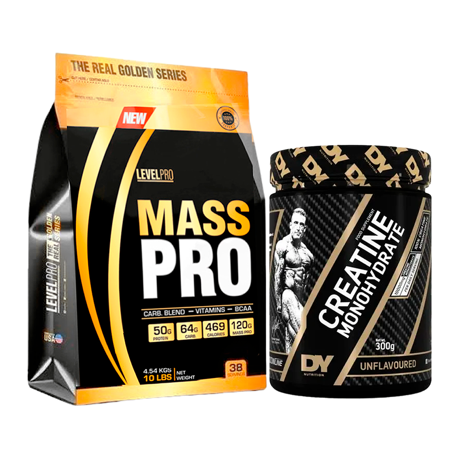 PACK Mass Pro Level Pro + Creatina Dorian Yates