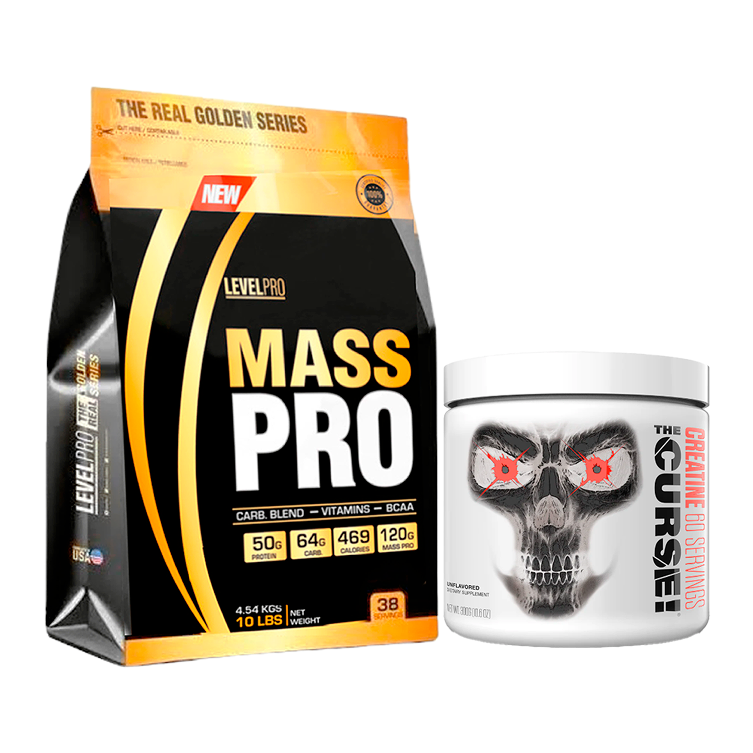 PACK Mass Pro Level Pro + Creatina JNX Sport