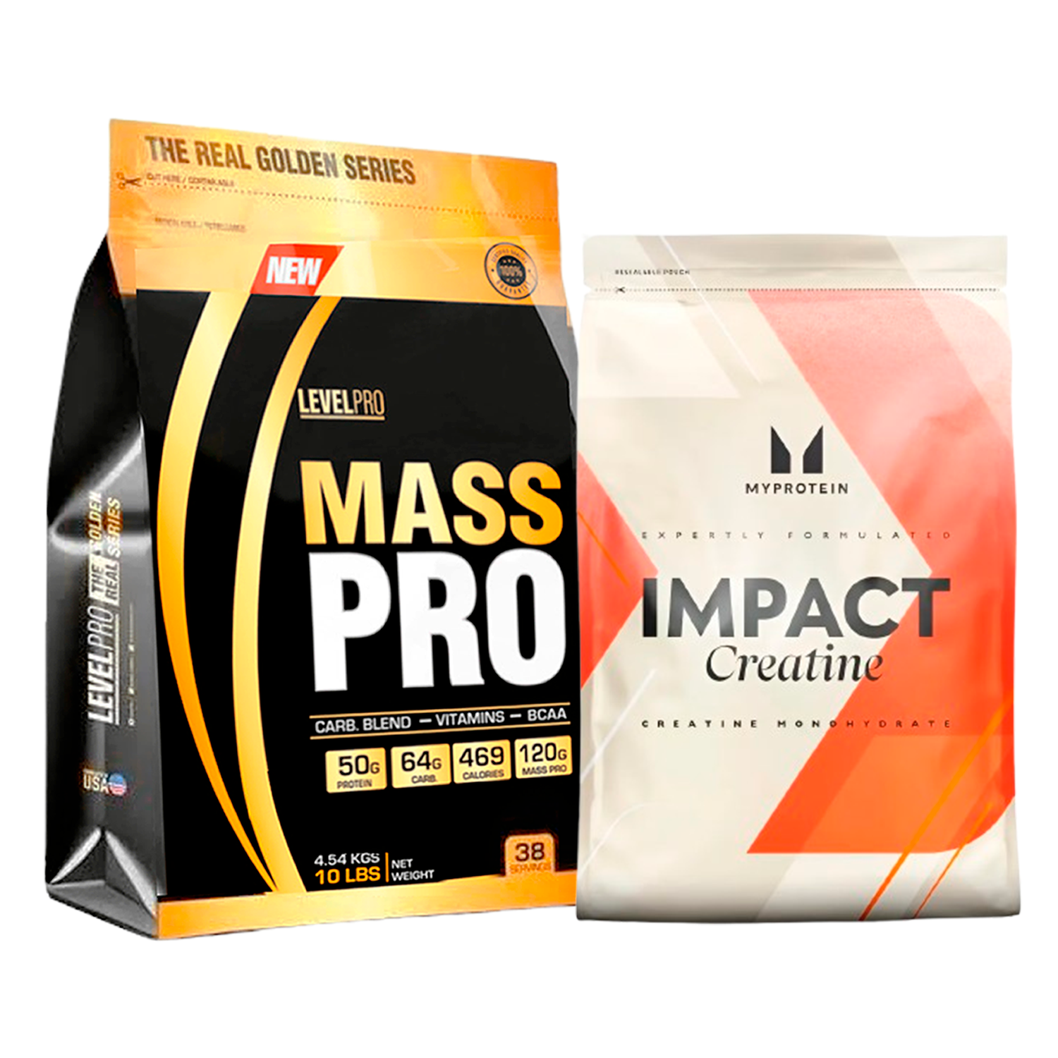 PACK Mass Pro Level Pro + Creatina My Protein