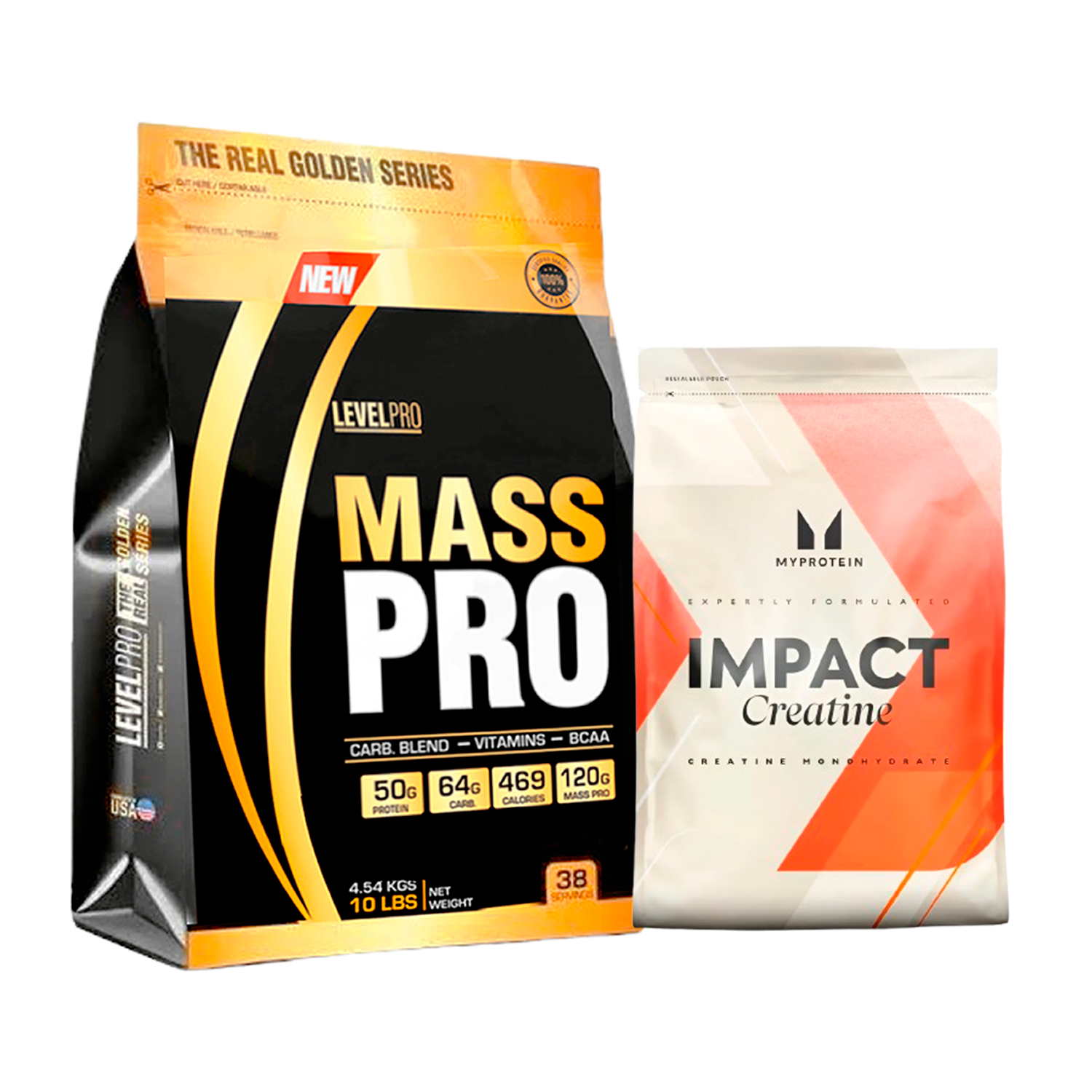 PACK Mass Pro Level Pro + Creatina My Protein