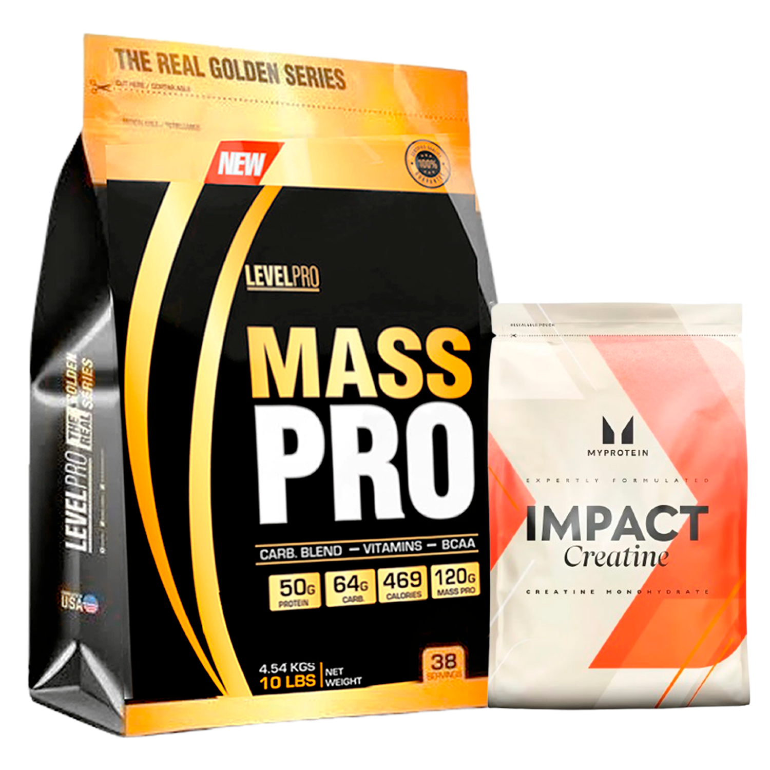 PACK Mass Pro Level Pro + Creatina My Protein