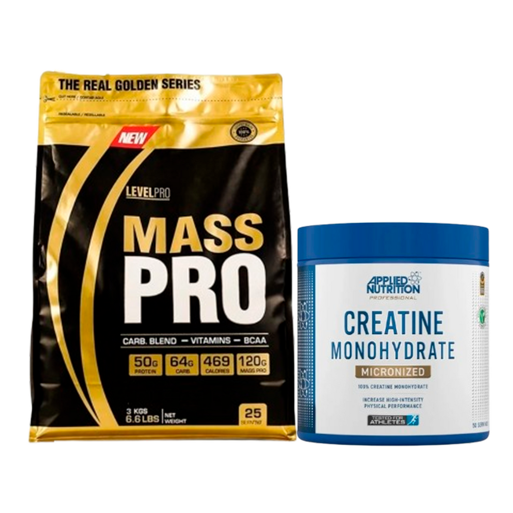 PACK Mass Pro Level Pro + Creatina Applied Nutrition