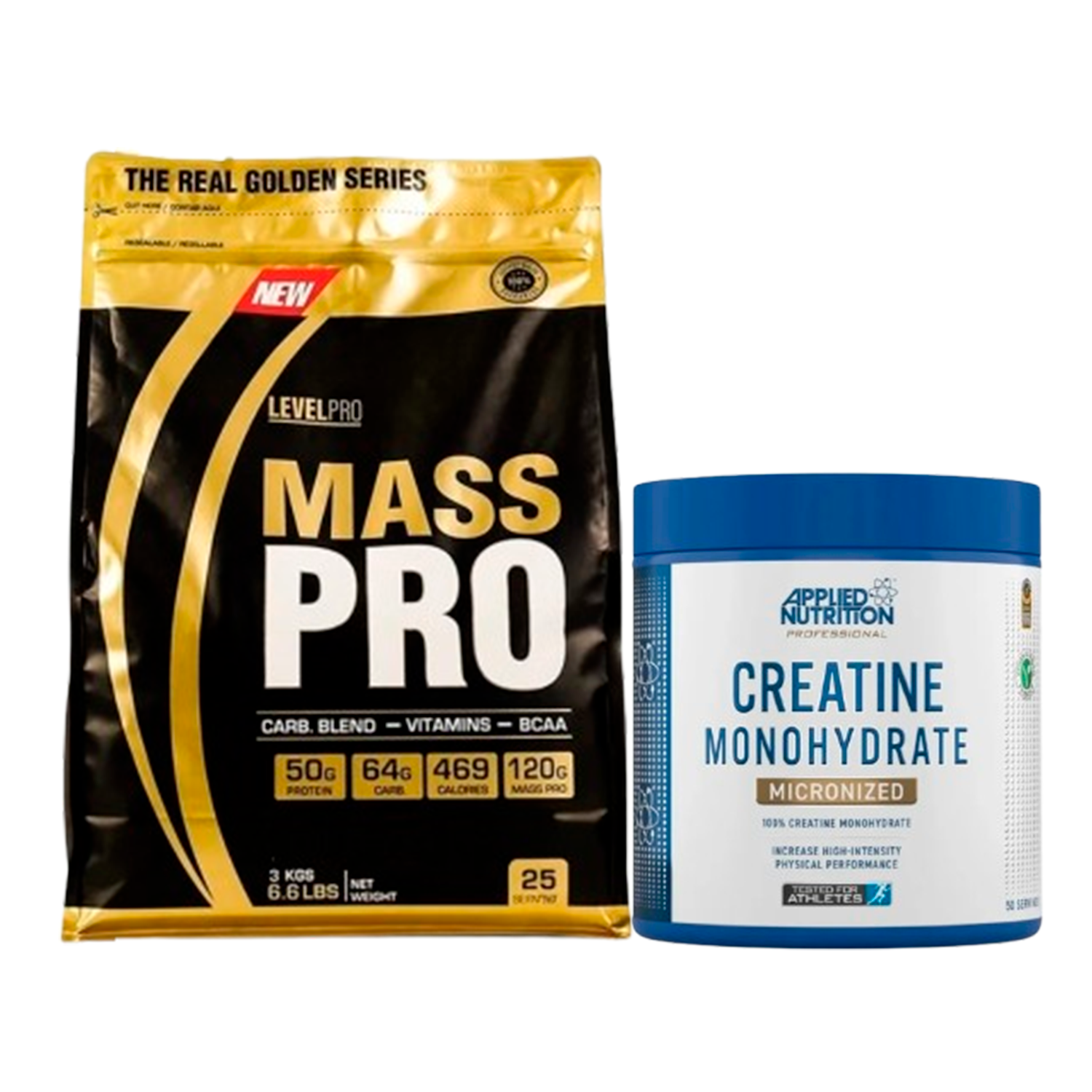 PACK Mass Pro Level Pro + Creatina Applied Nutrition