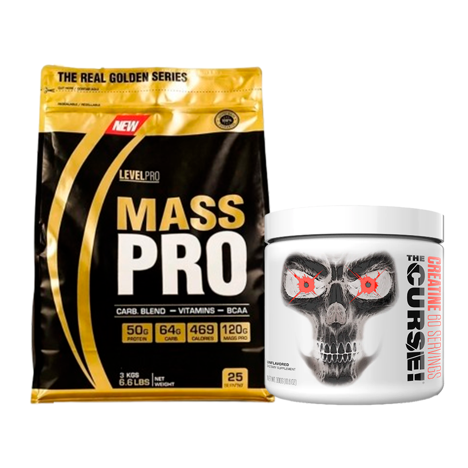 PACK Mass Pro Level Pro + Creatina JNX Sport