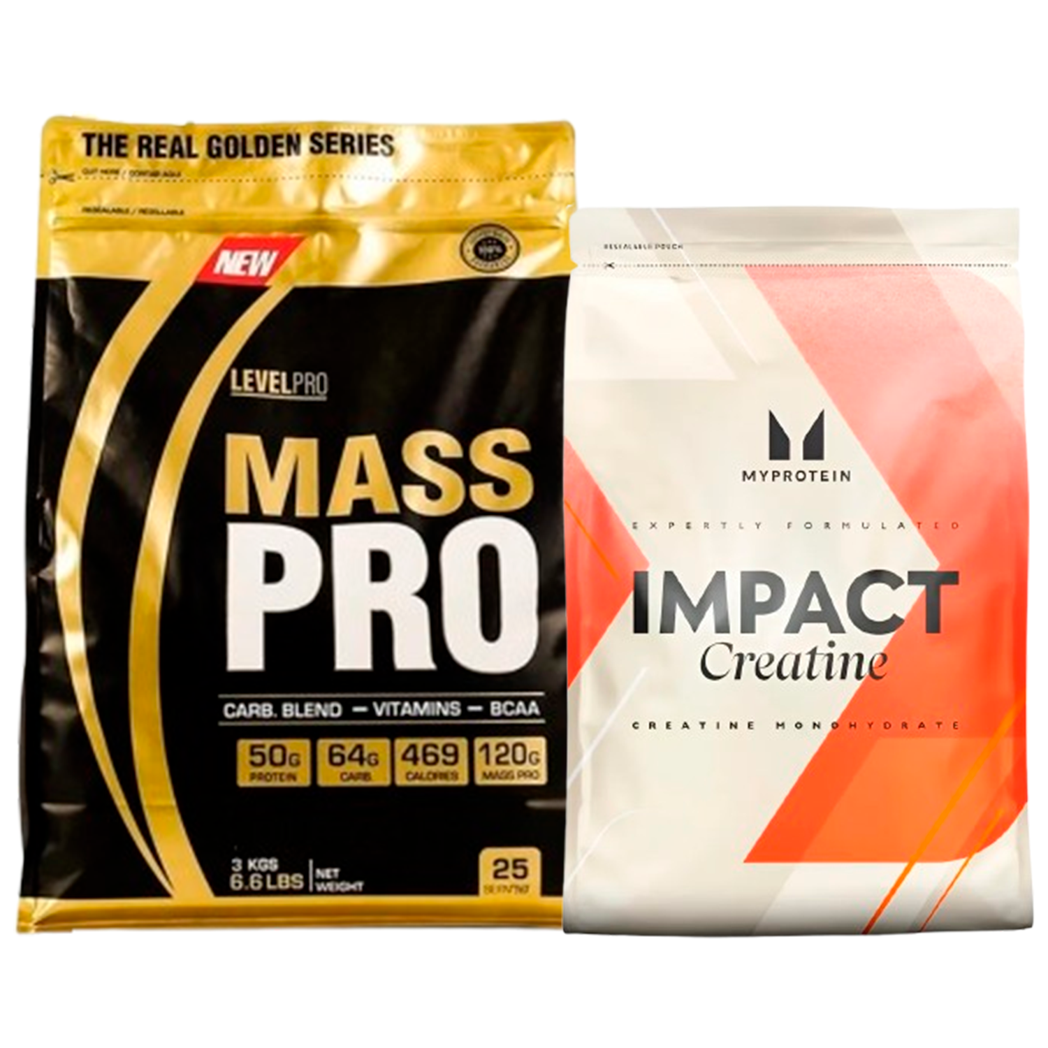 PACK Mass Pro Level Pro + Creatina My Protein