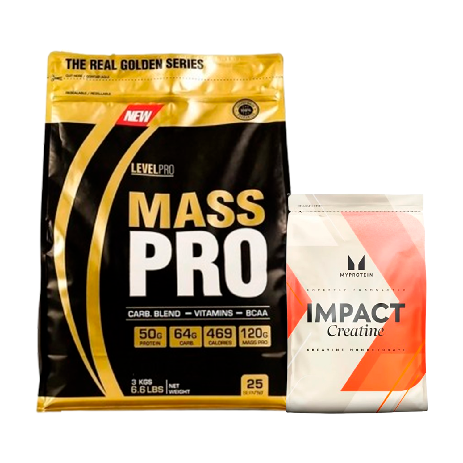 PACK Mass Pro Level Pro + Creatina My Protein