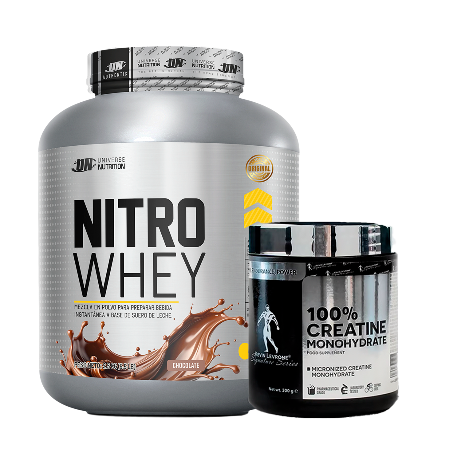 PACK Proteína Nitro Whey UN + Creatina Kevin Levrone