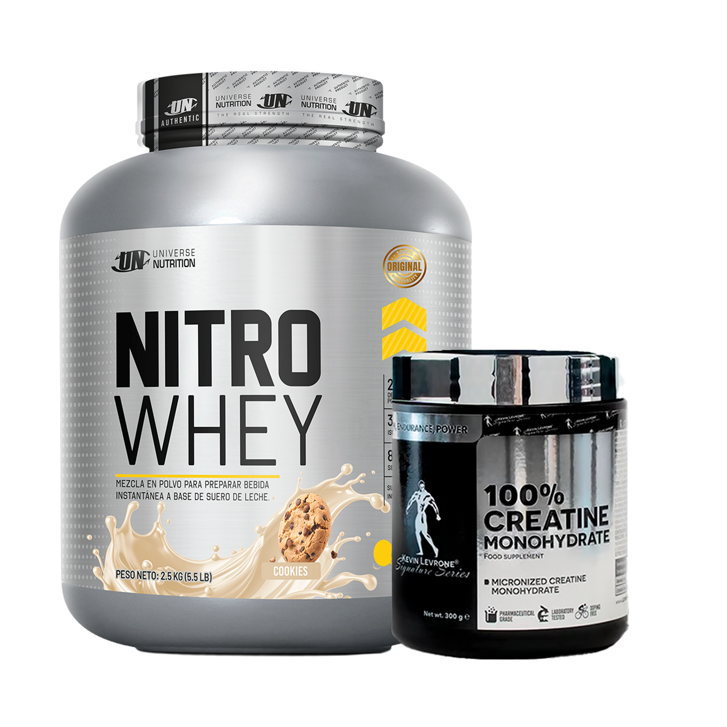 PACK Proteína Nitro Whey UN + Creatina Kevin Levrone