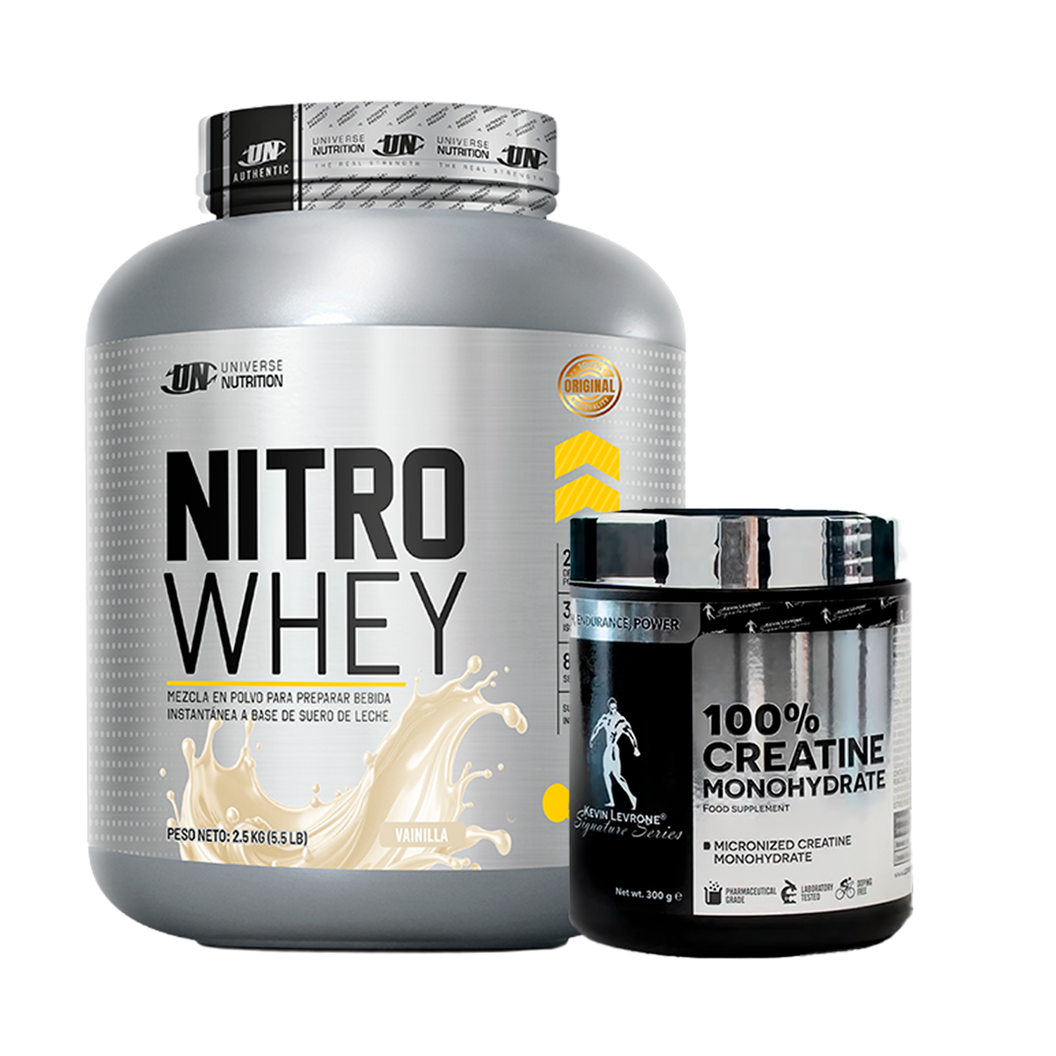 PACK Proteína Nitro Whey UN + Creatina Kevin Levrone