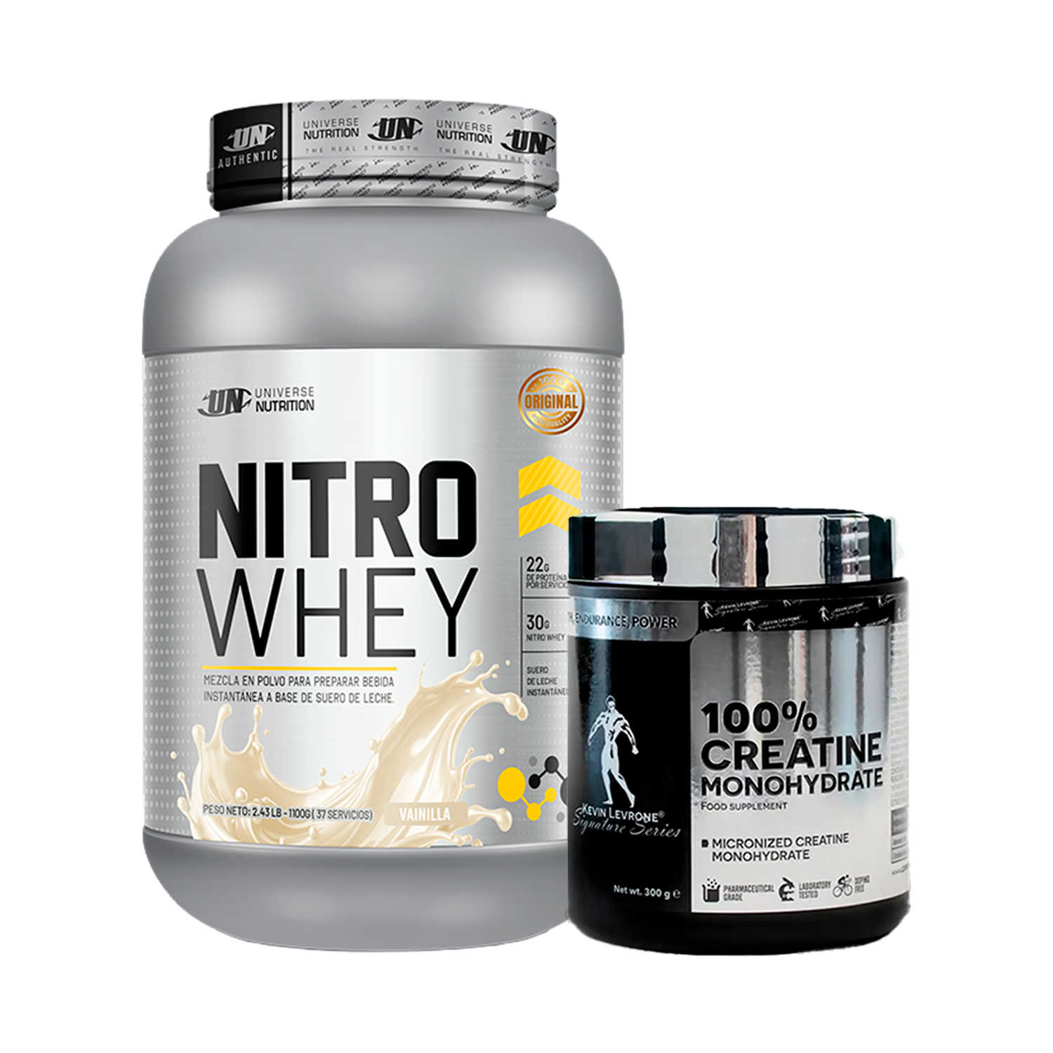PACK Proteína Nitro Whey UN + Creatina Kevin Levrone