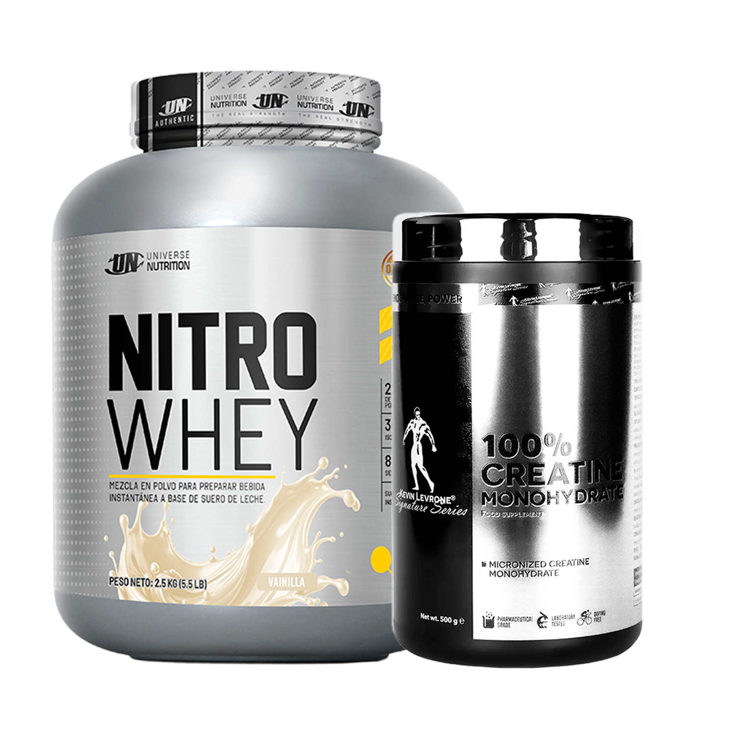 PACK Proteína Nitro Whey UN + Creatina Kevin Levrone