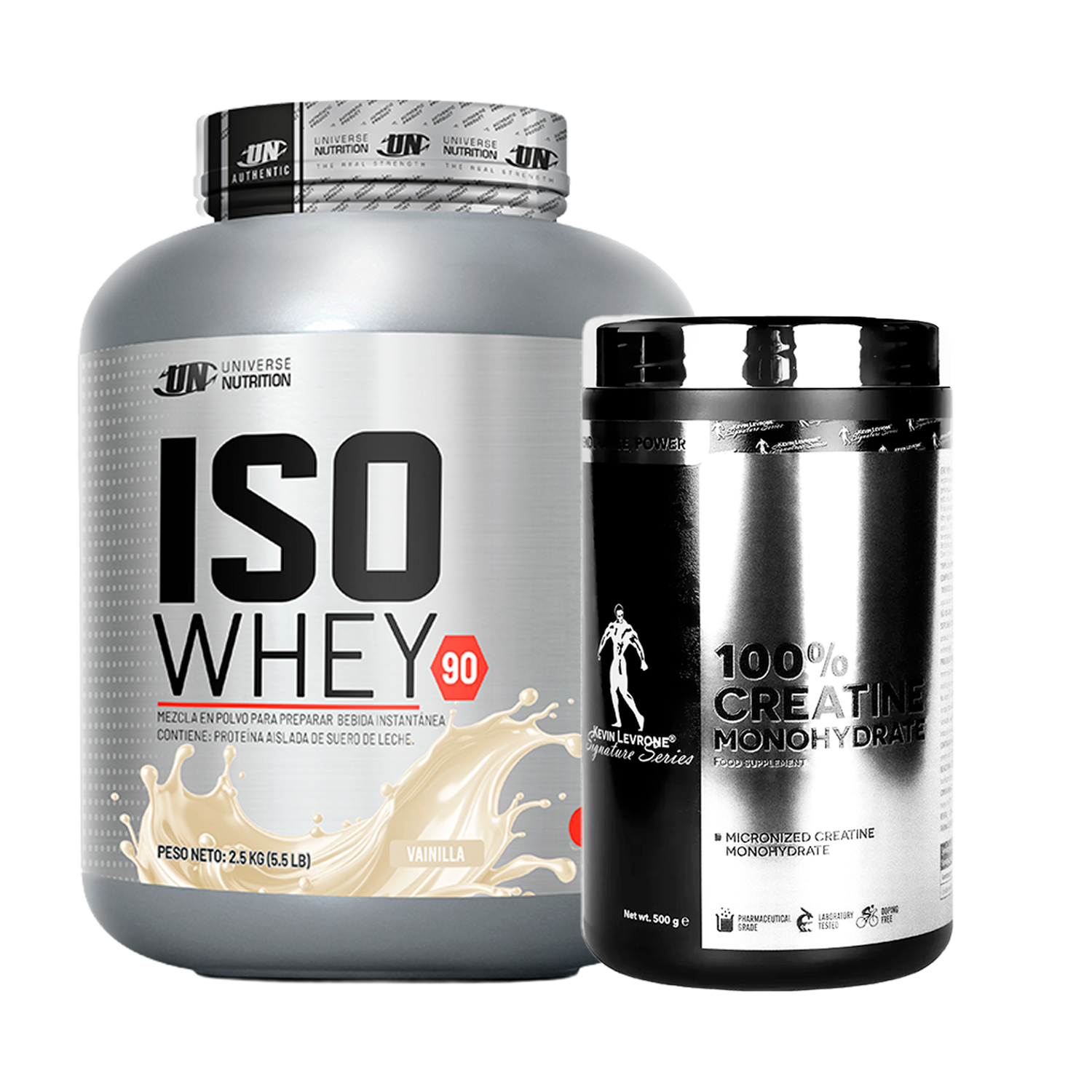 PACK Proteína Iso Whey UN + Creatina Kevin Levrone