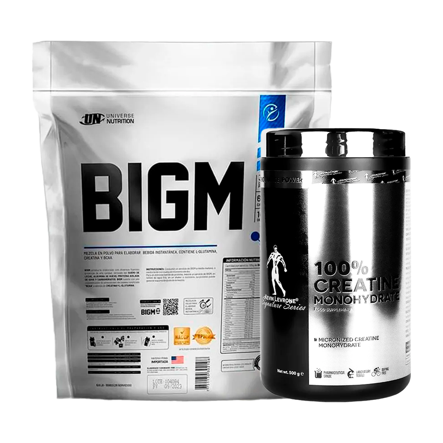 PACK Proteína BIGM UN + Creatina Kevin Levrone