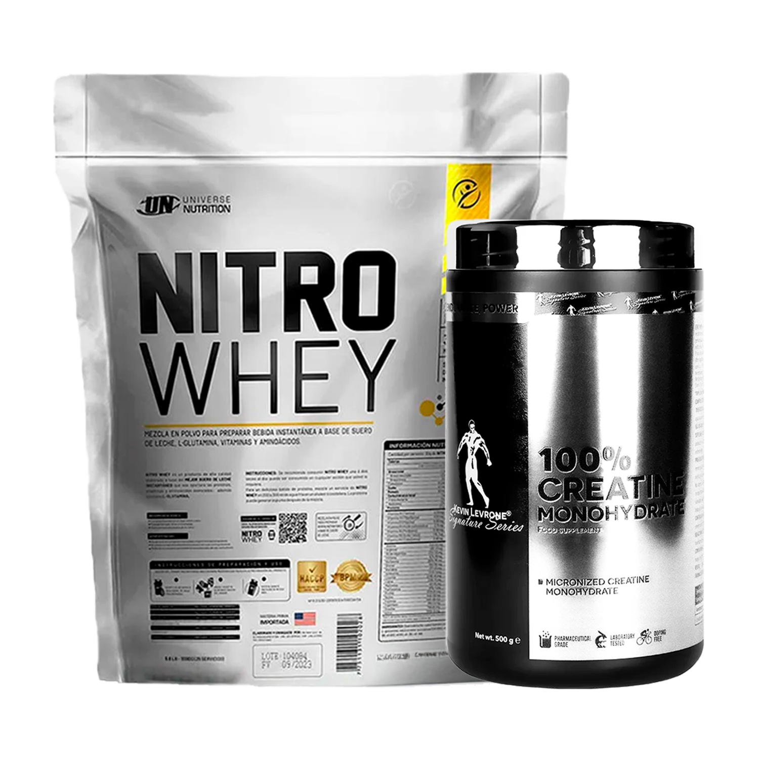 PACK Proteína Nitro Whey UN + Creatina Kevin Levrone