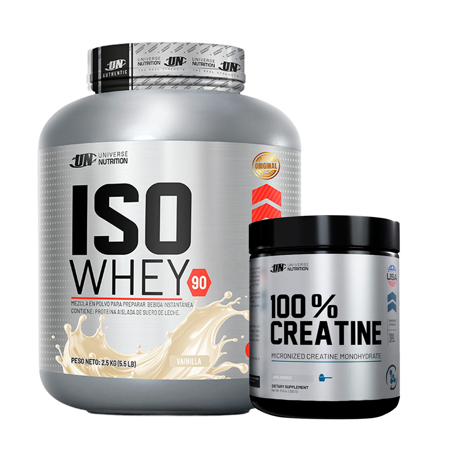 PACK Proteína Iso Whey UN + Creatina Universe