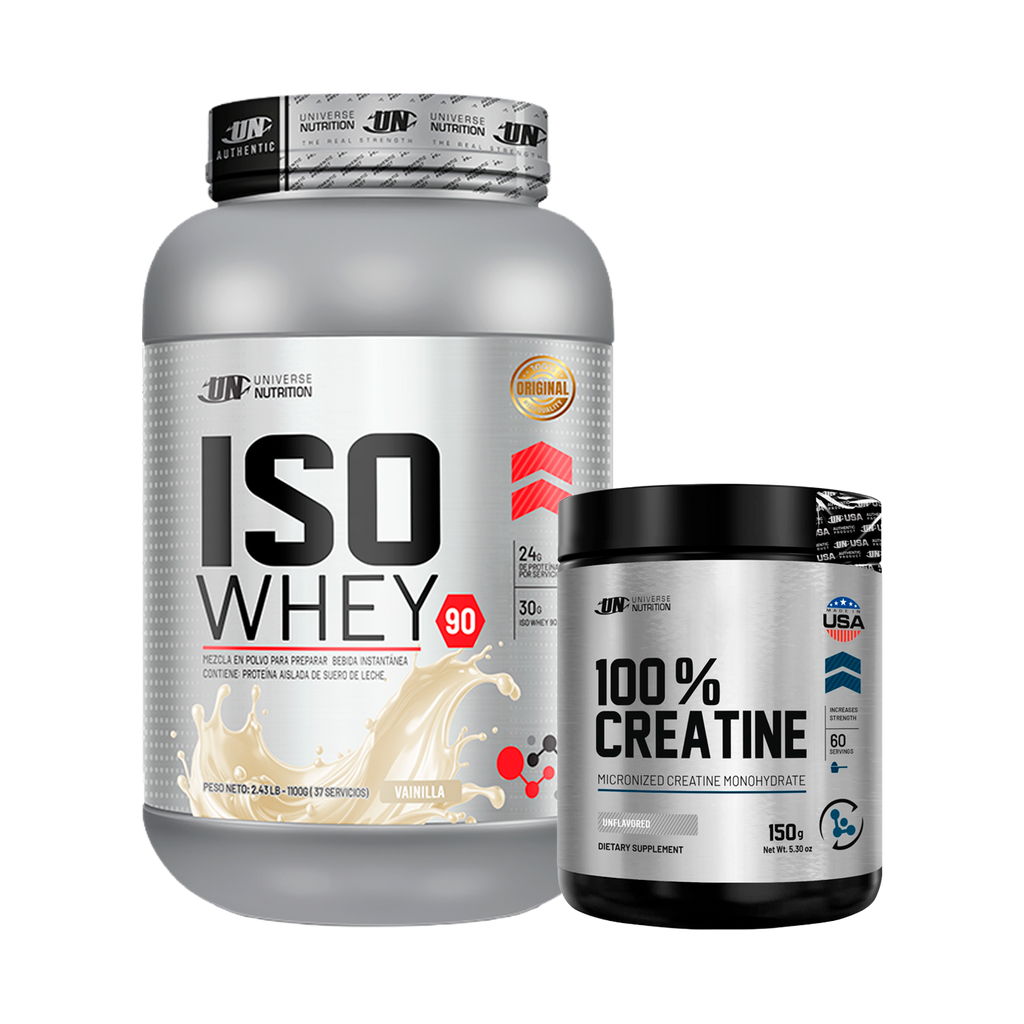PACK Proteína Iso Whey UN + Creatina Universe