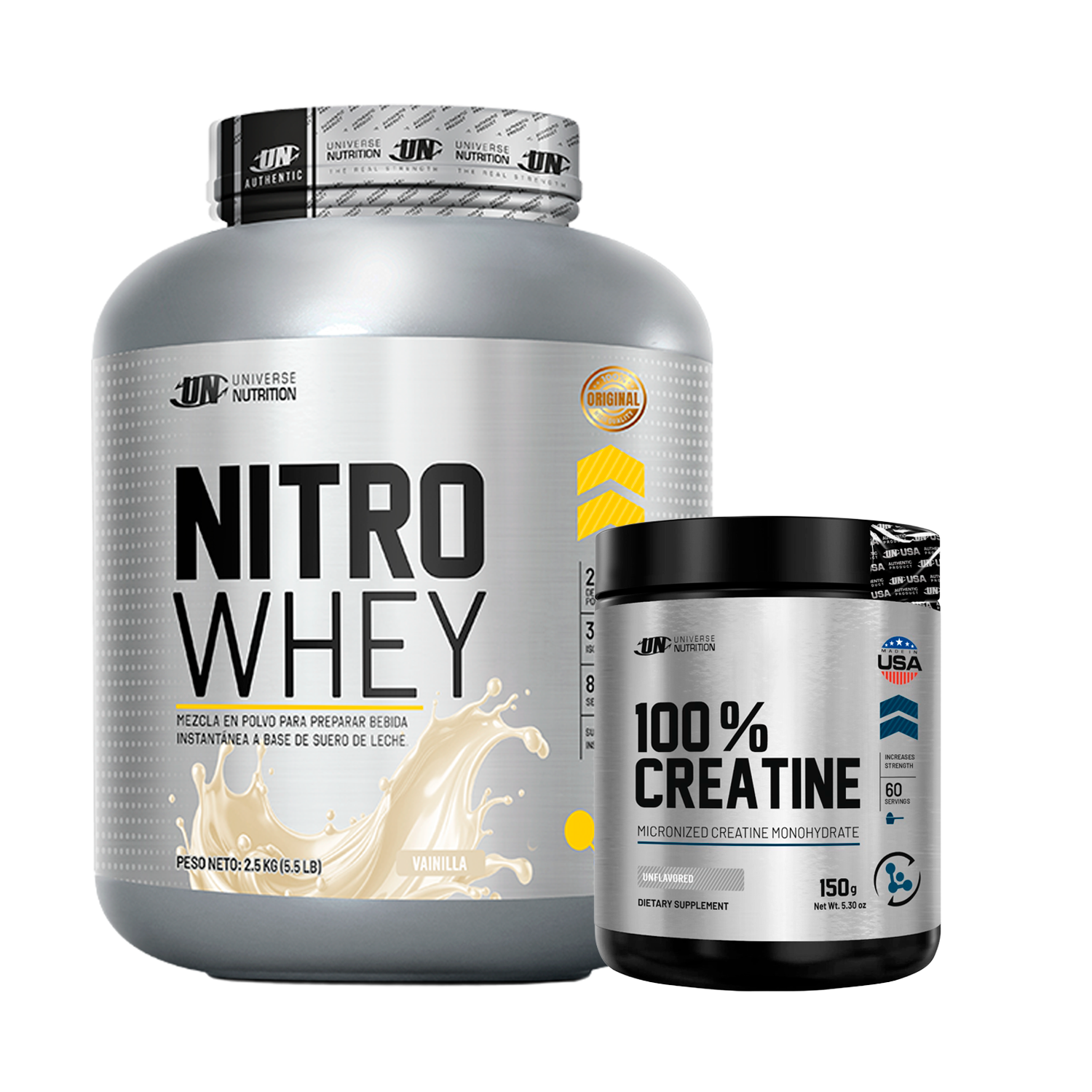 PACK Proteína Nitro Whey UN + Creatina Universe