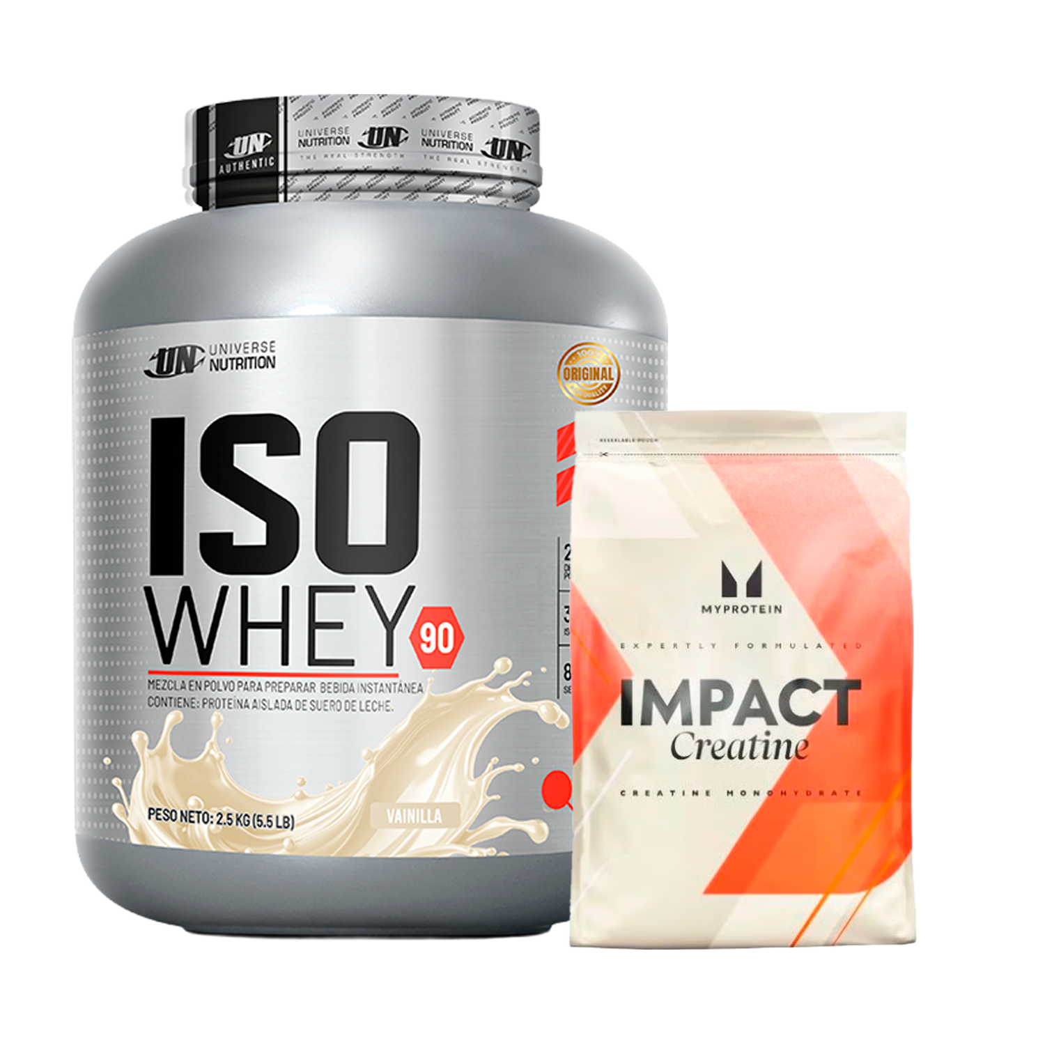 PACK Proteína Iso Whey UN + Creatina My Protein