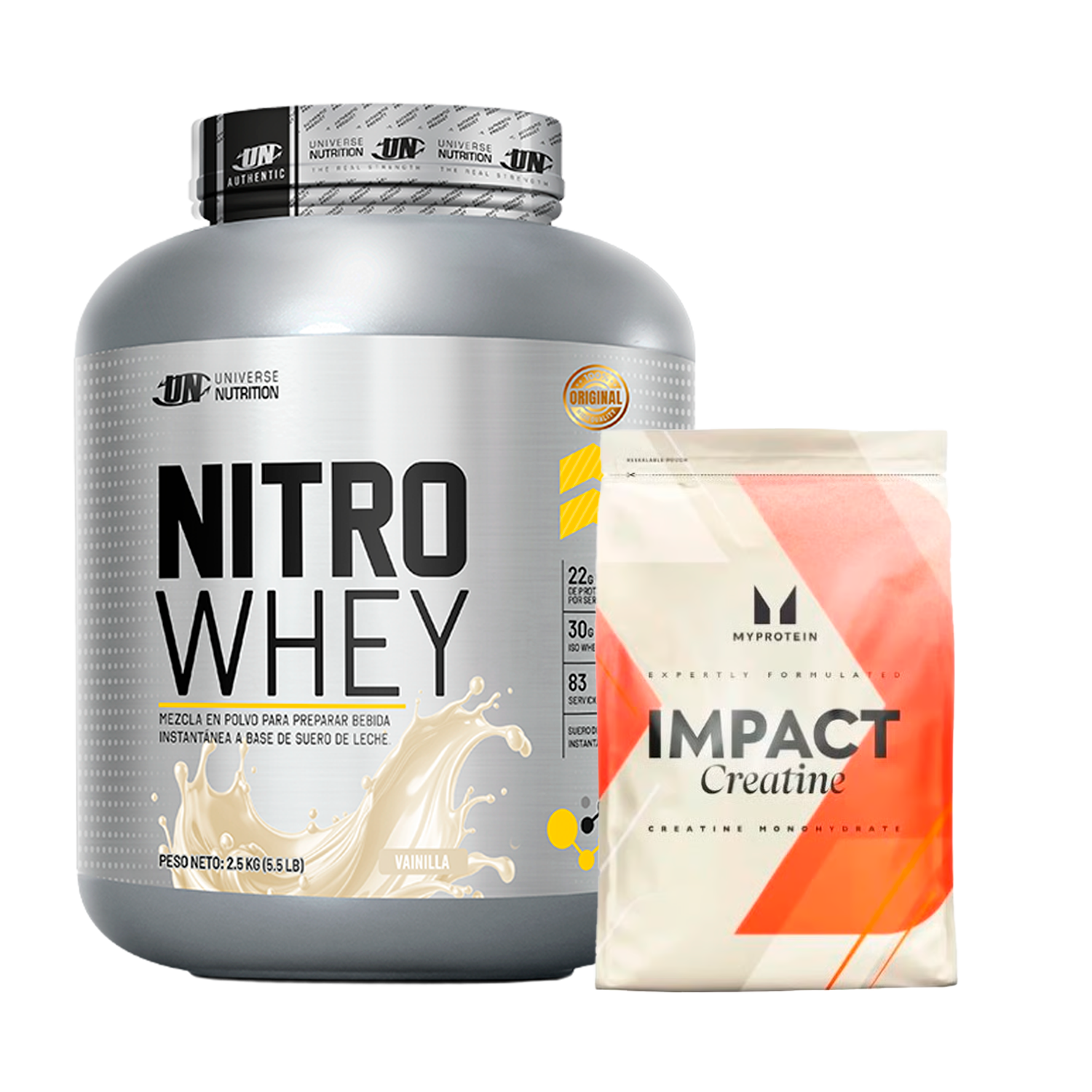 PACK Proteína Nitro Whey UN + Creatina My Protein