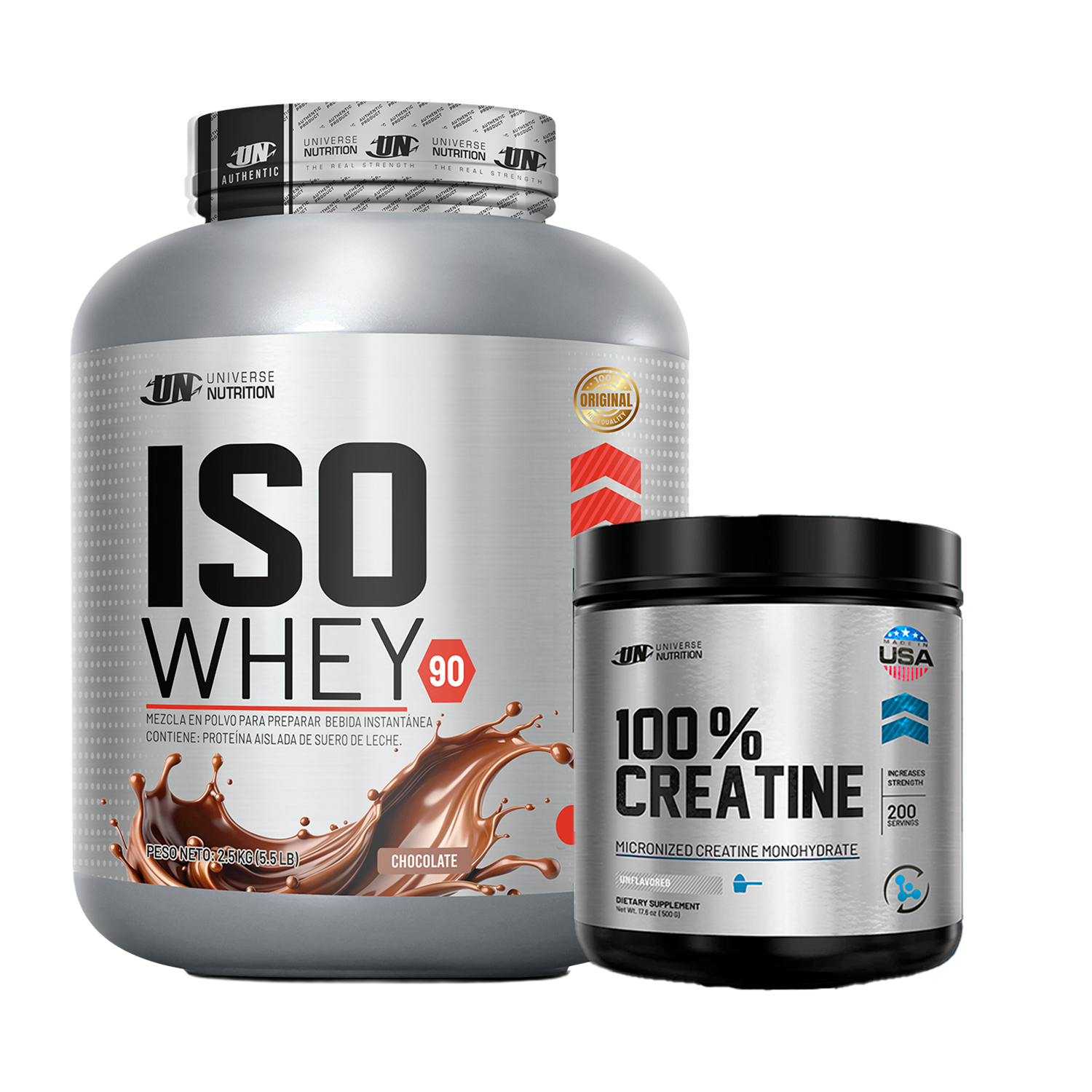 PACK Proteína Iso Whey UN + Creatina Universe