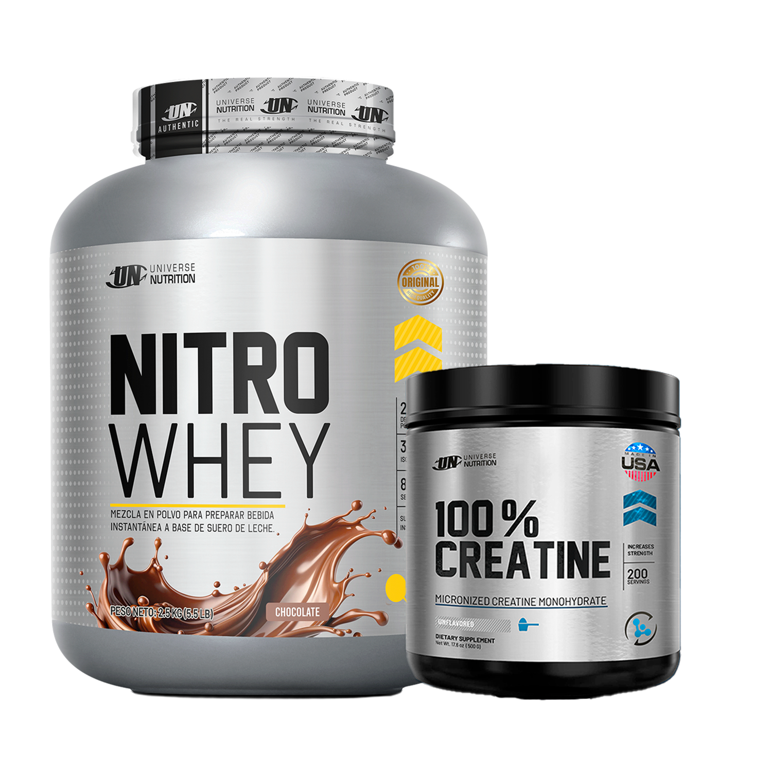 PACK Proteína Nitro Whey UN + Creatina Universe