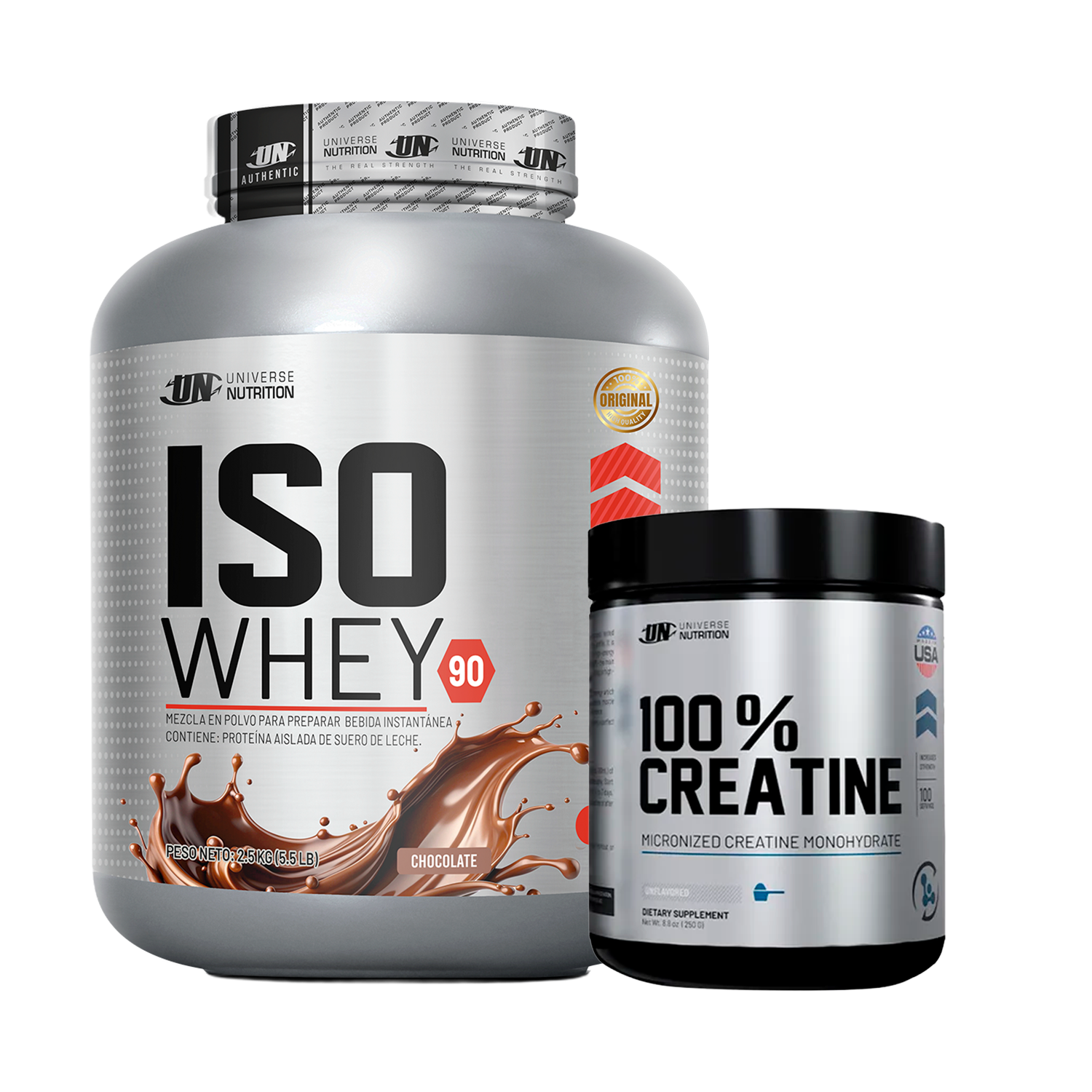 PACK Proteína Iso Whey UN + Creatina Universe