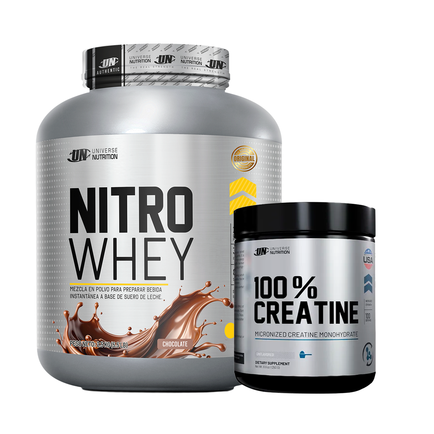 PACK Proteína Nitro Whey UN + Creatina Universe