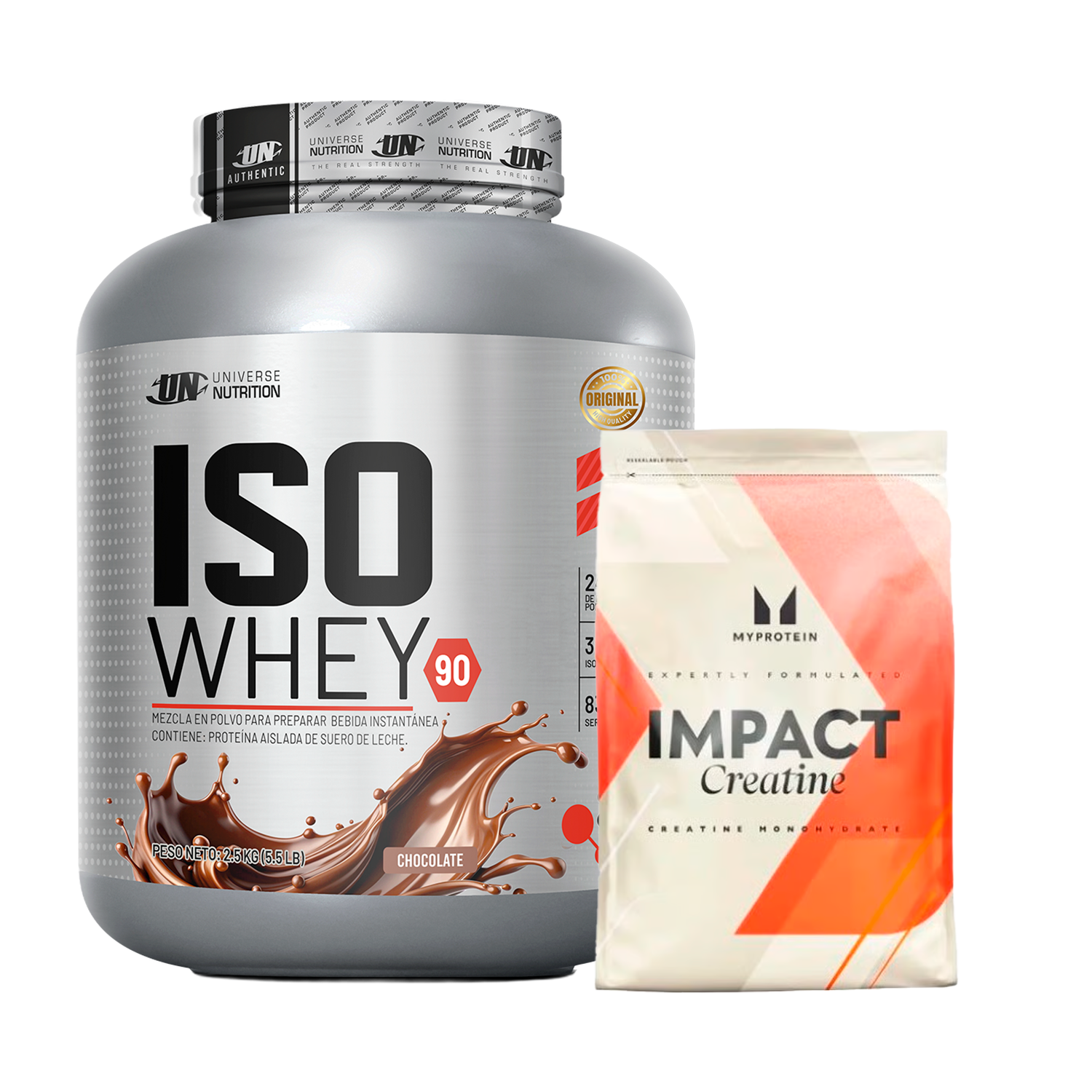 PACK Proteína Iso Whey UN + Creatina My Protein