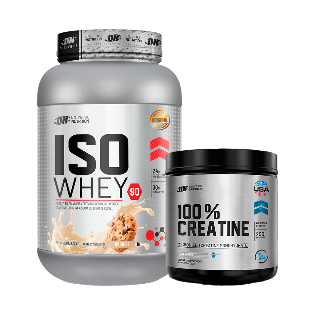 PACK Proteína Iso Whey UN + Creatina Universe – Colosal Shop