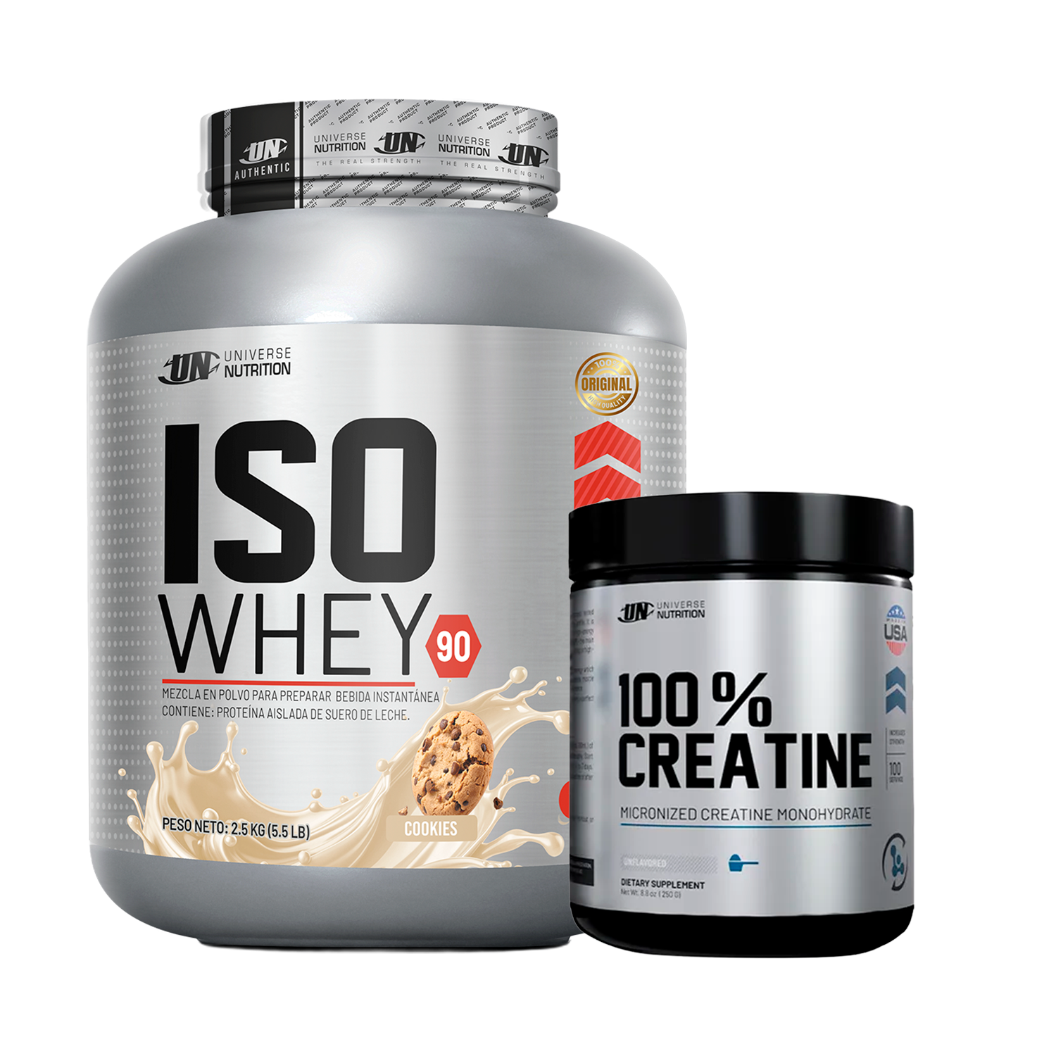 PACK Proteína Iso Whey UN + Creatina Universe
