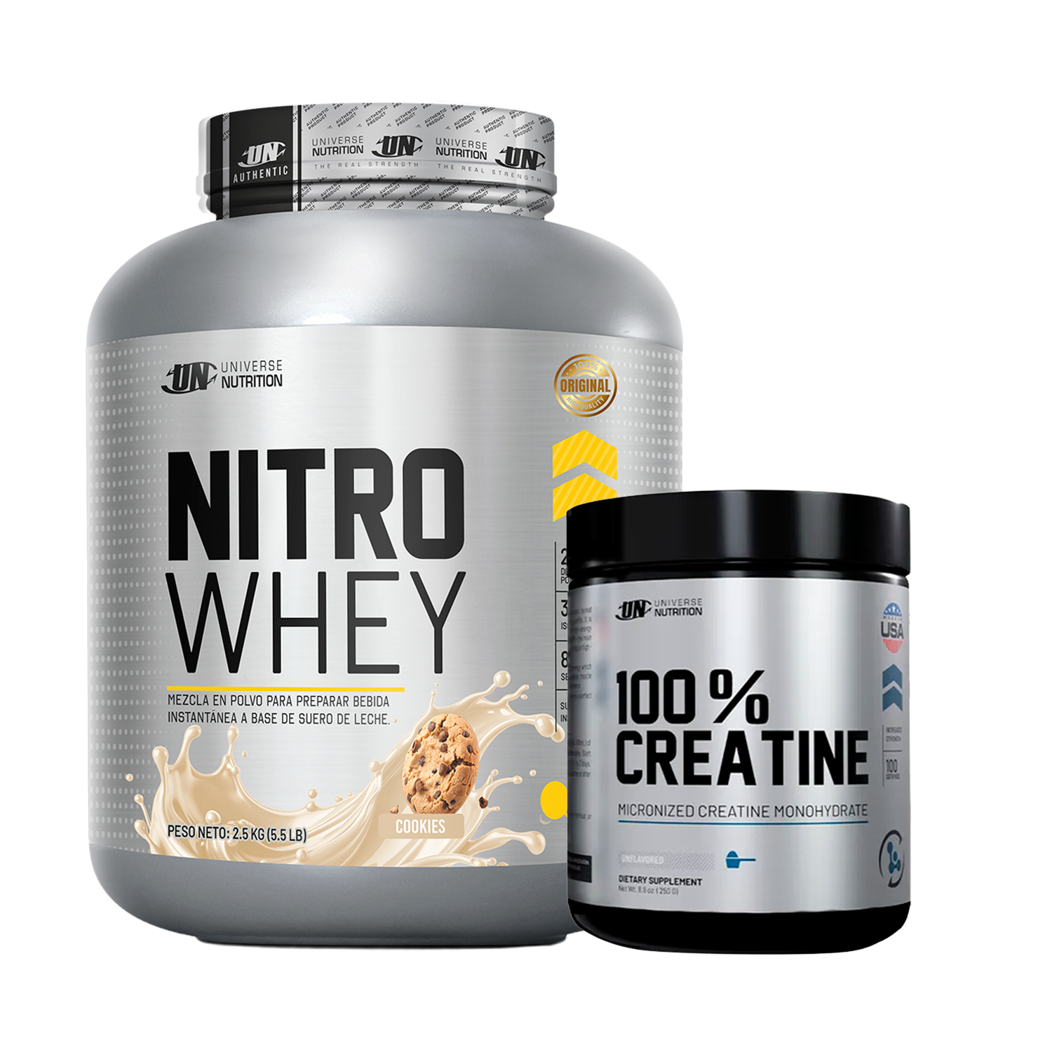 PACK Proteína Nitro Whey UN + Creatina Universe