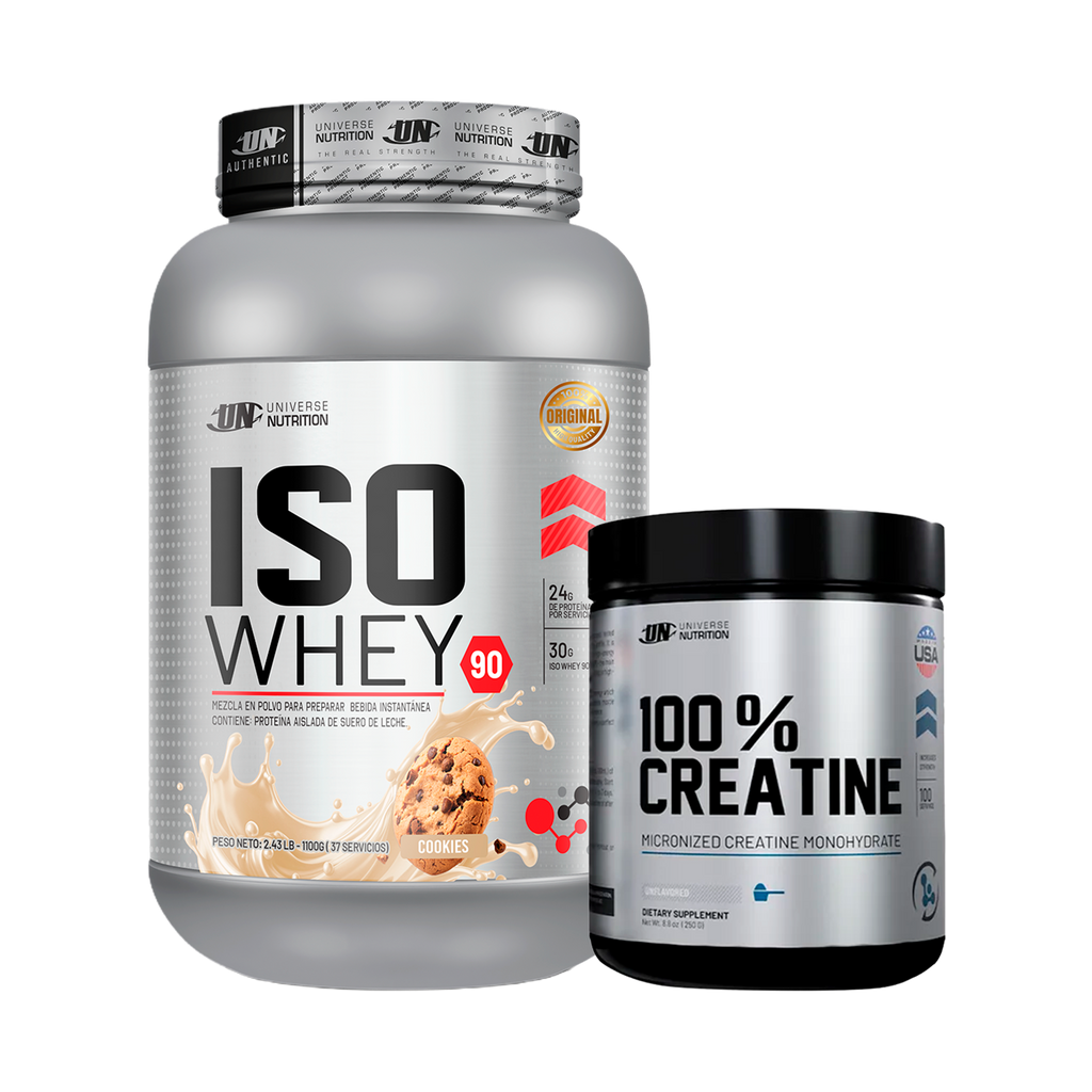 PACK Proteína Iso Whey UN + Creatina Universe – Colosal Shop