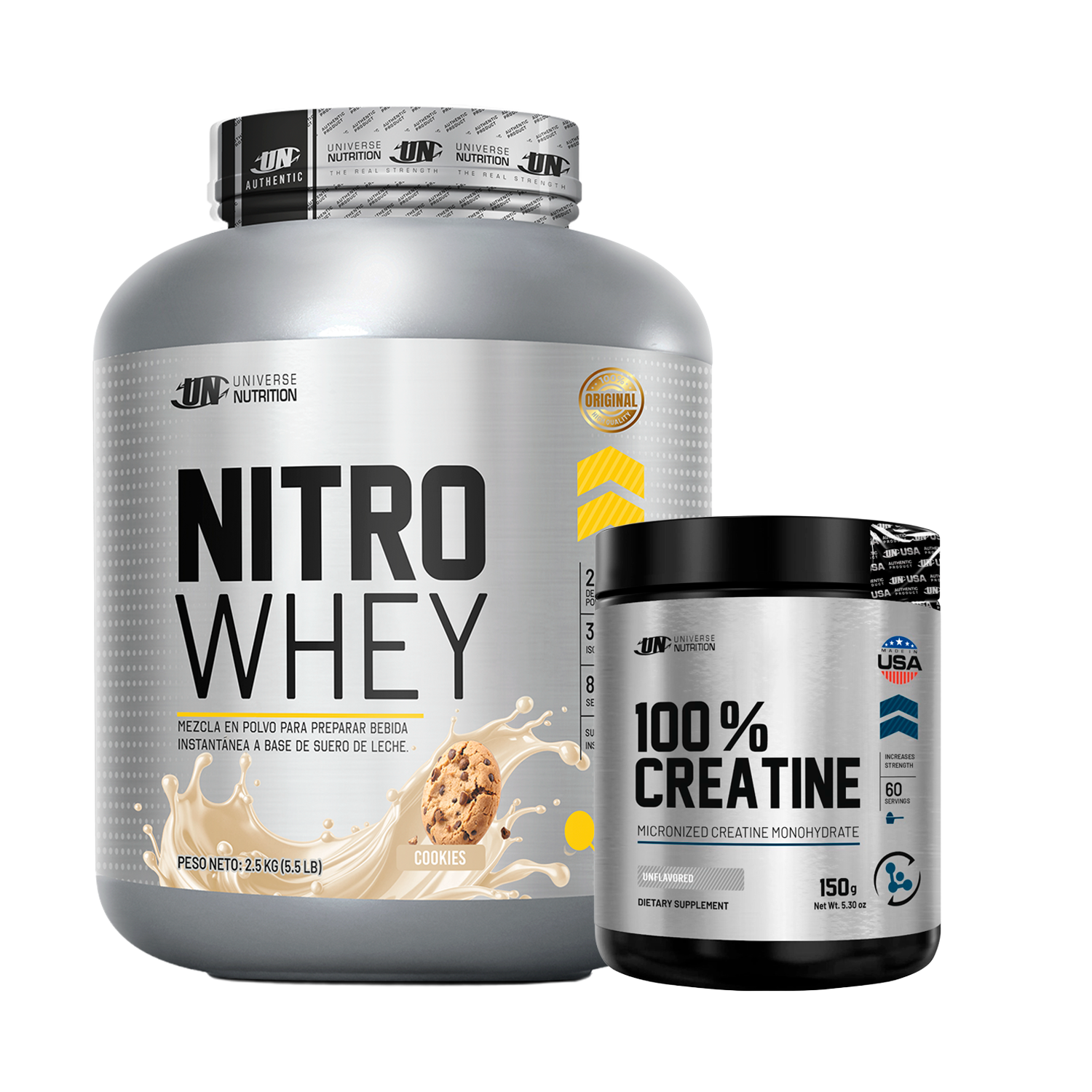 PACK Proteína Nitro Whey UN + Creatina Universe