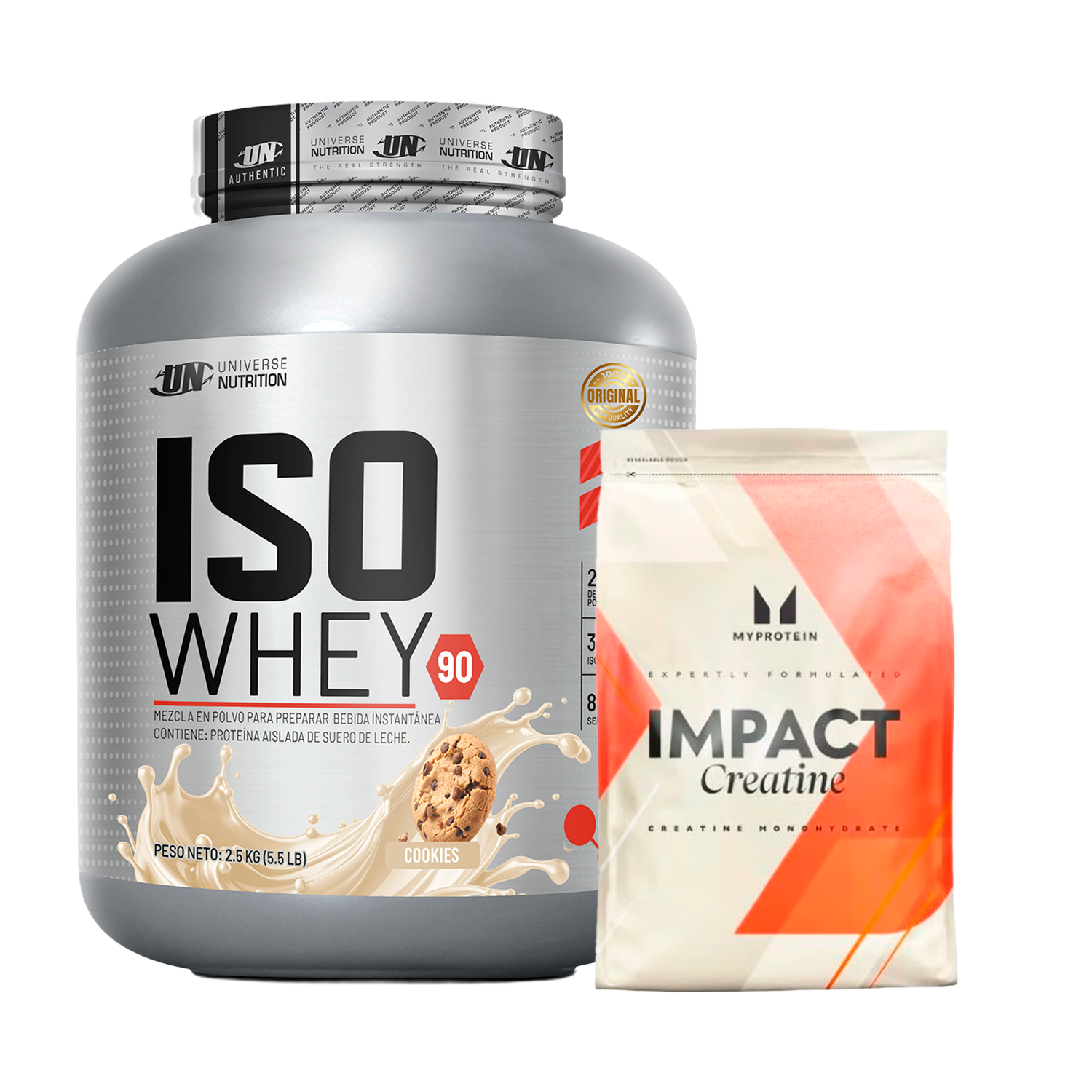 PACK Proteína Iso Whey UN + Creatina My Protein