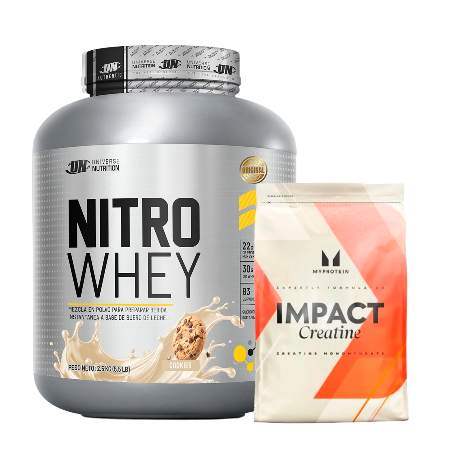 PACK Proteína Nitro Whey UN + Creatina My Protein