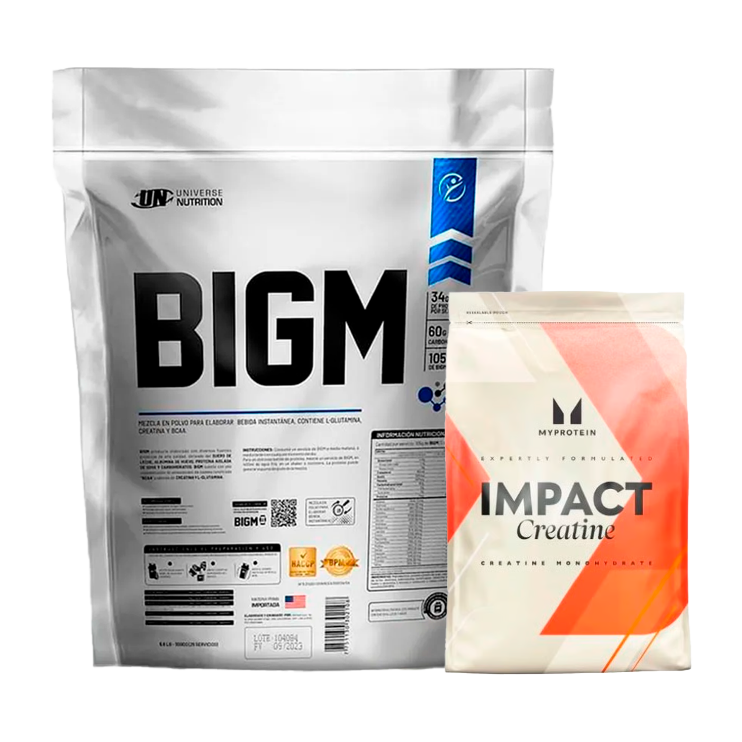 PACK Ganador de Masa BIGM UN + Creatina My Protein