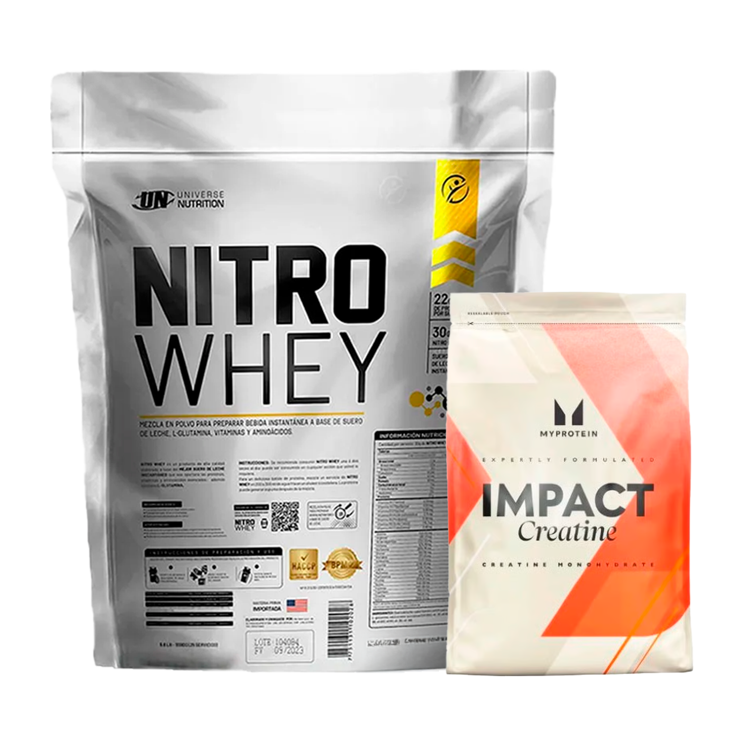 PACK Proteína Nitro Whey UN + Creatina My Protein
