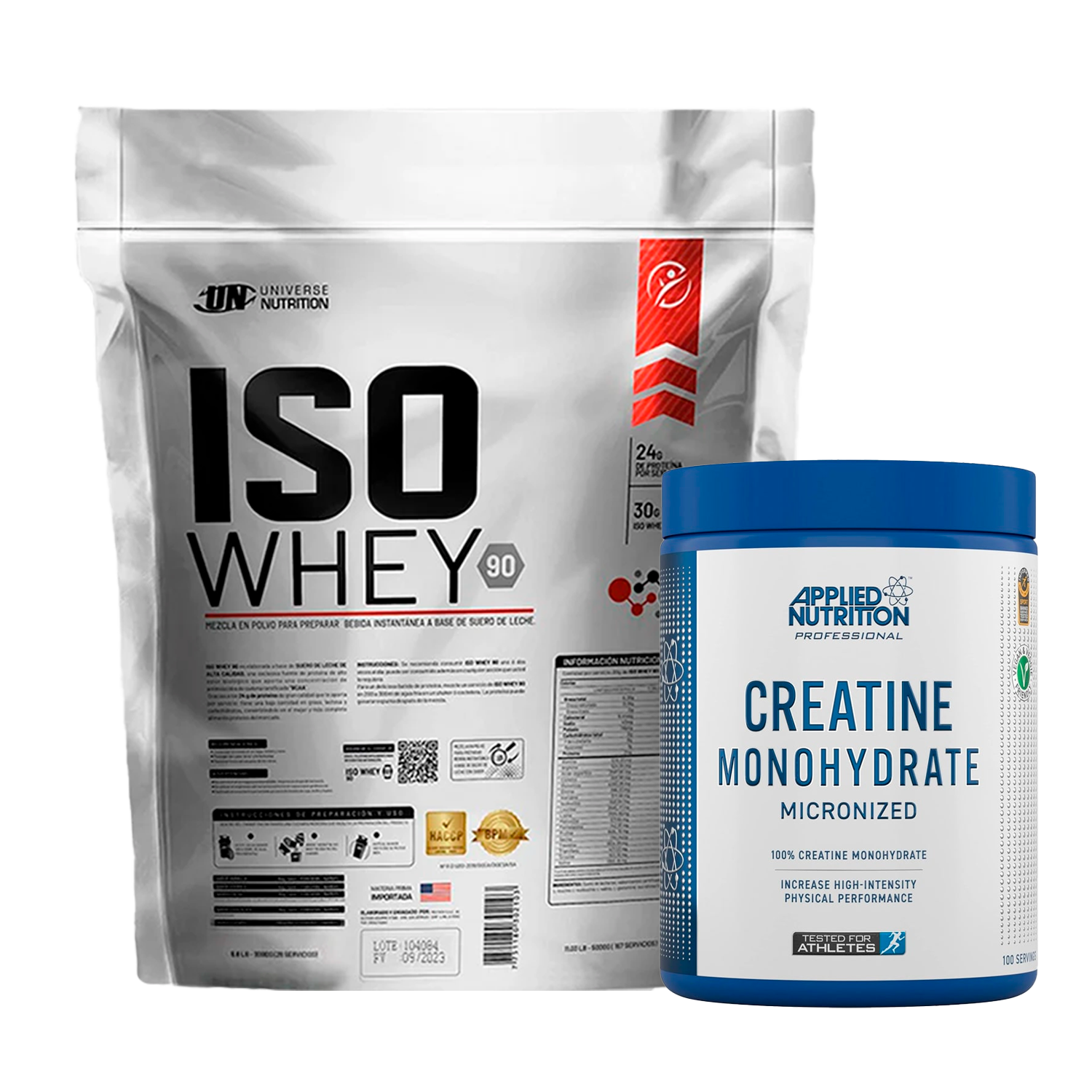 PACK Proteína Iso Whey UN + Creatina Applied Nutrition