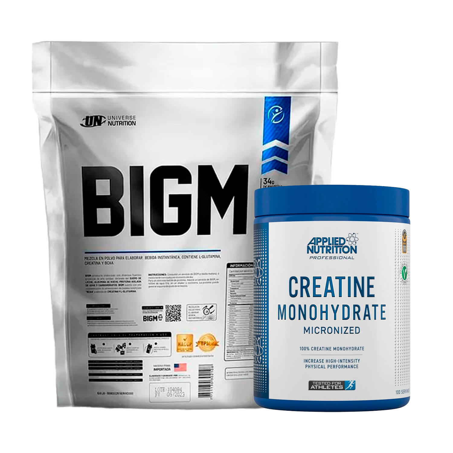 PACK Ganador de Masa BIGM UN + Creatina Applied Nutrition