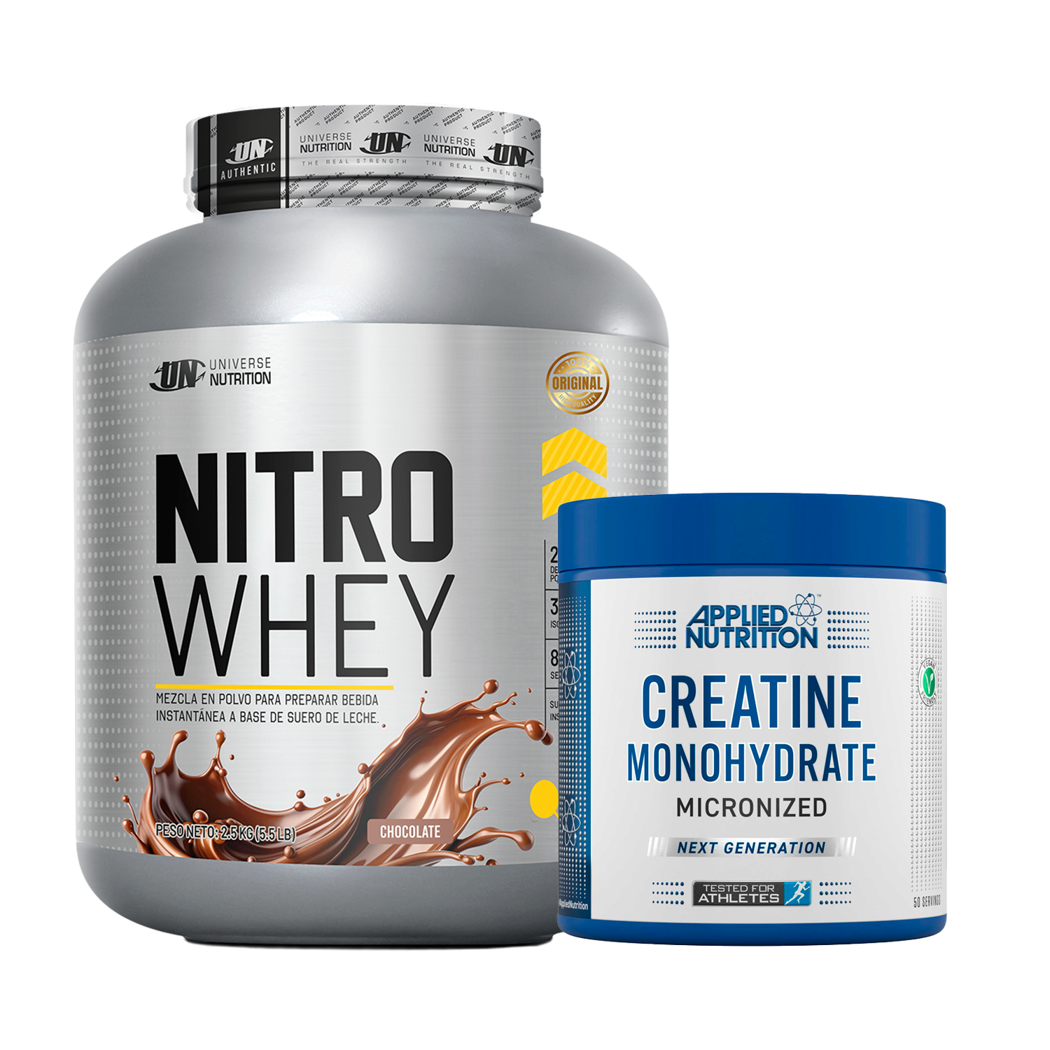 PACK Proteína Nitro Whey UN + Creatina Applied Nutrition