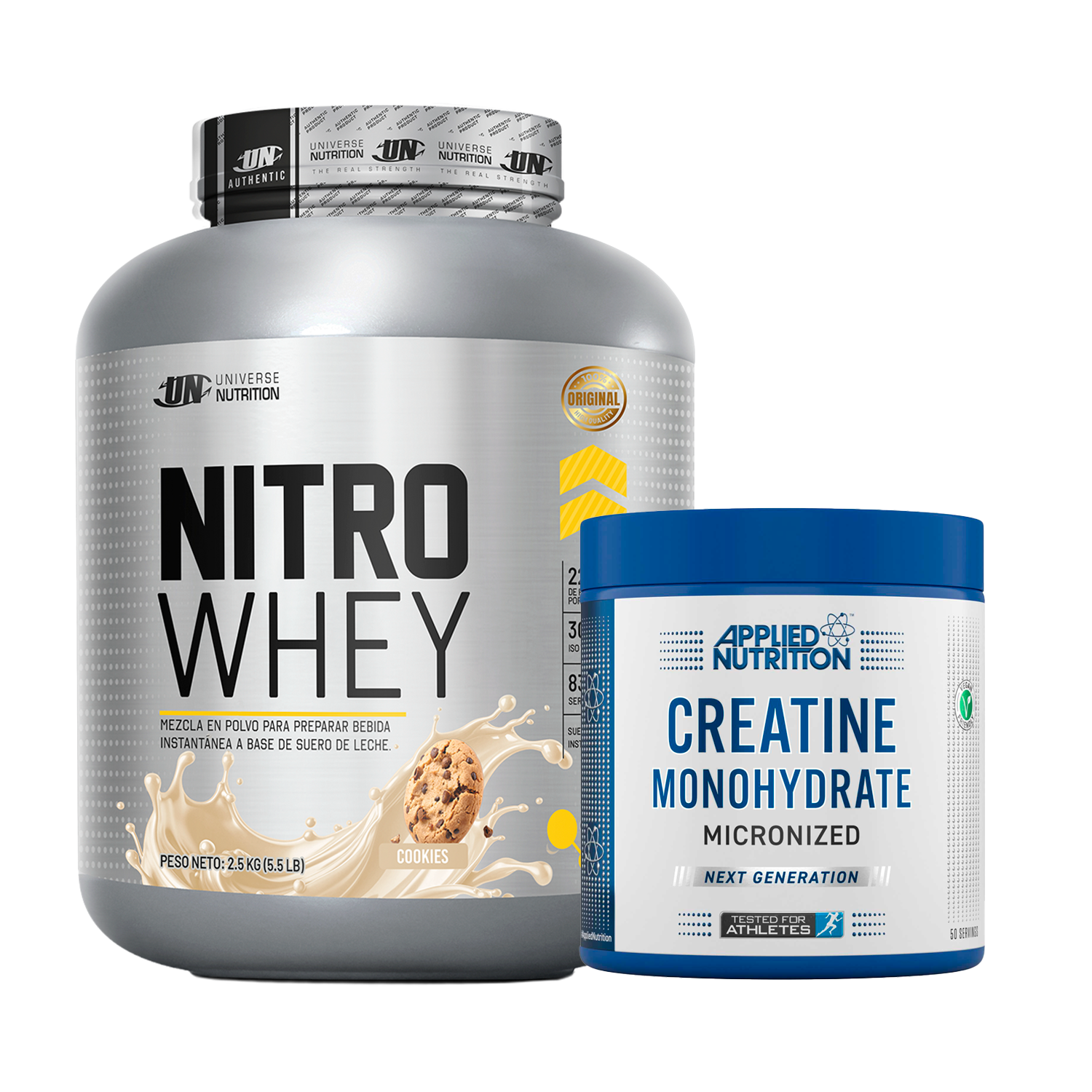 PACK Proteína Nitro Whey UN + Creatina Applied Nutrition