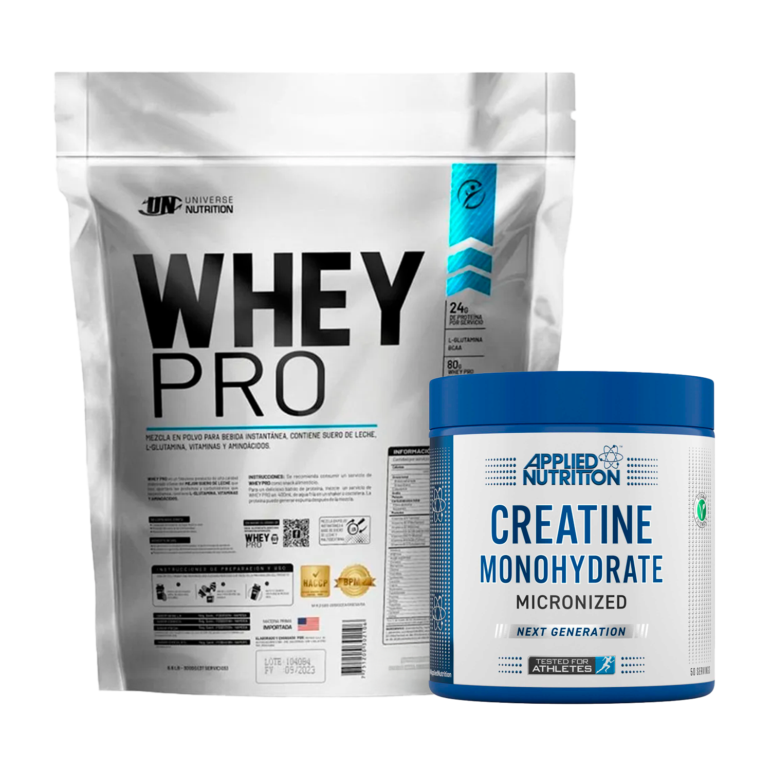 PACK Proteína Whey Pro UN + Creatina Applied Nutrition